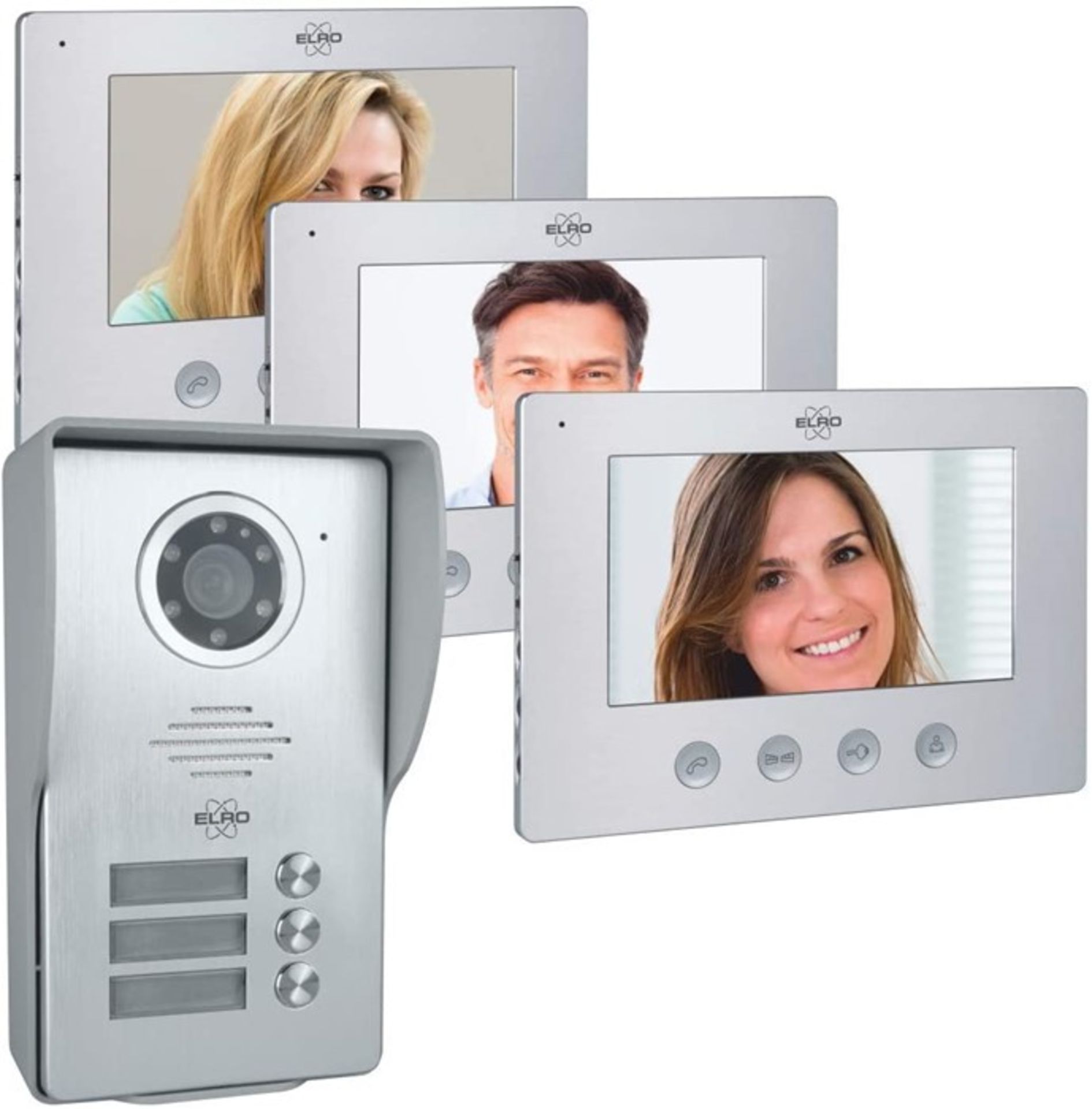 RRP £360.00 ELRO Video Door Intercom with Colour Display