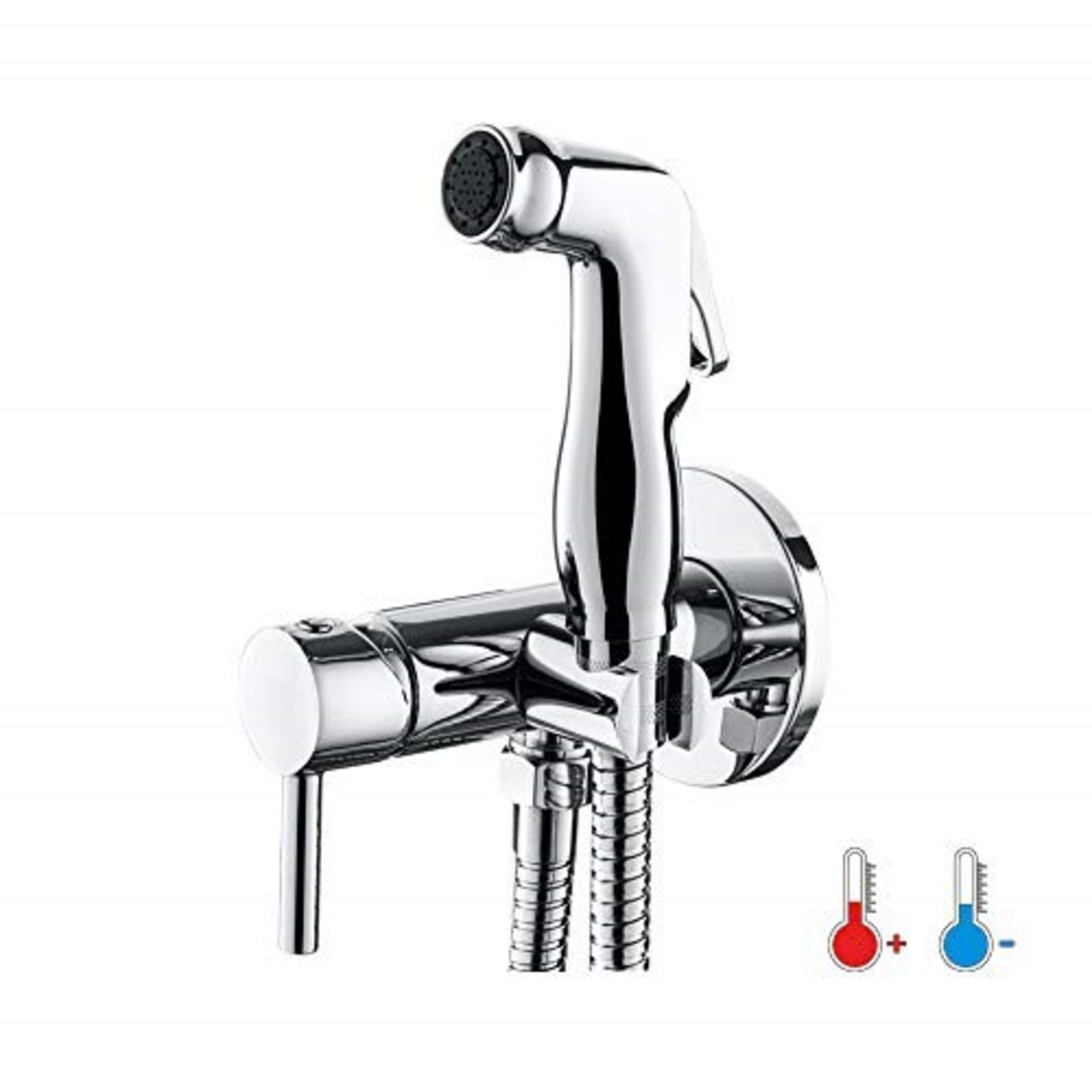 GRIFEMA COMPLENTO-G154 Wall Mounted Bathroom Toilet Bidet Mixer Spray Kit, Douche Musl