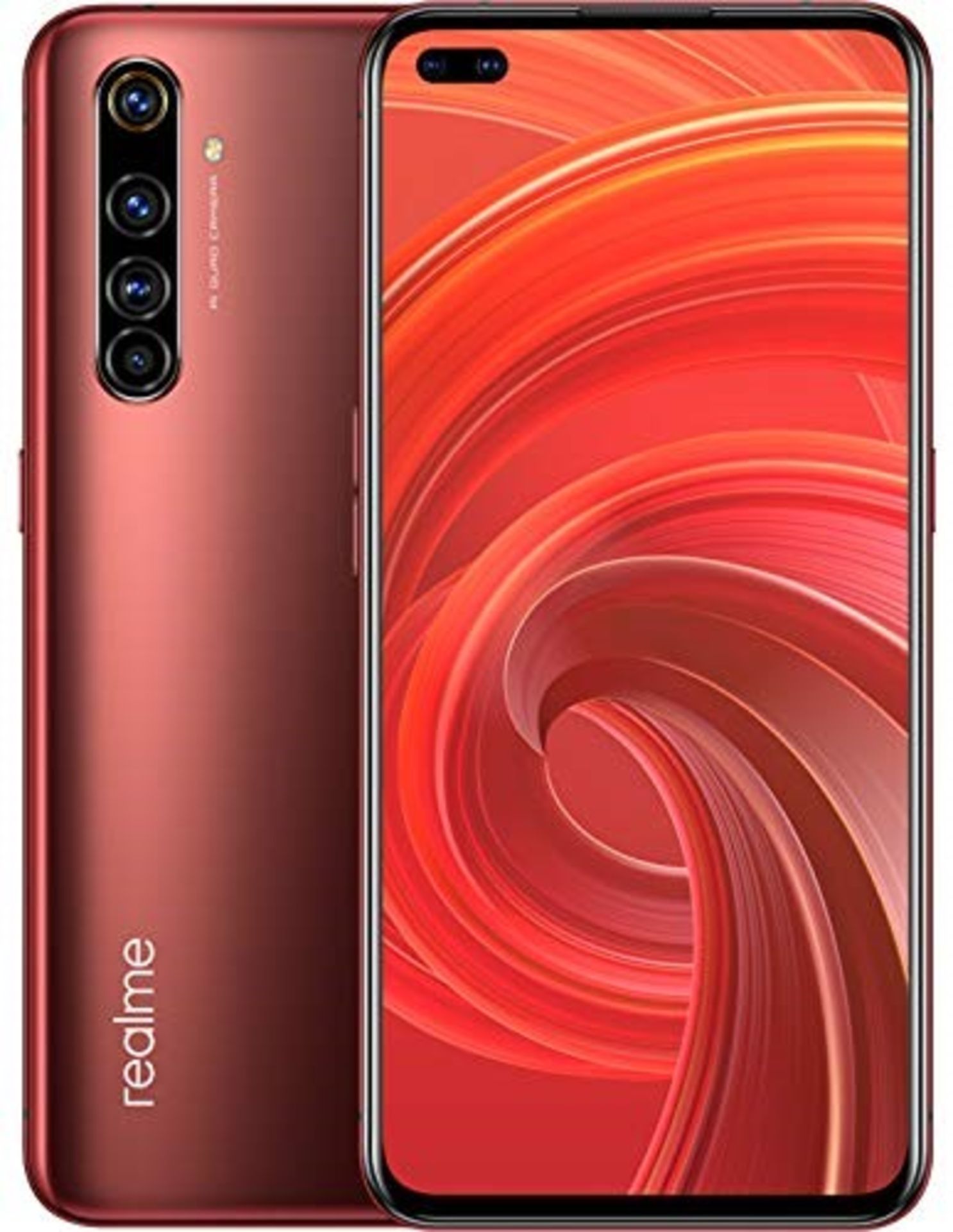 RRP £369.00 realme X50 Pro 5G- Rust Red, 5G Ready, NFC, 8GB+128GB, Sim Free Smartphone and UK Plug