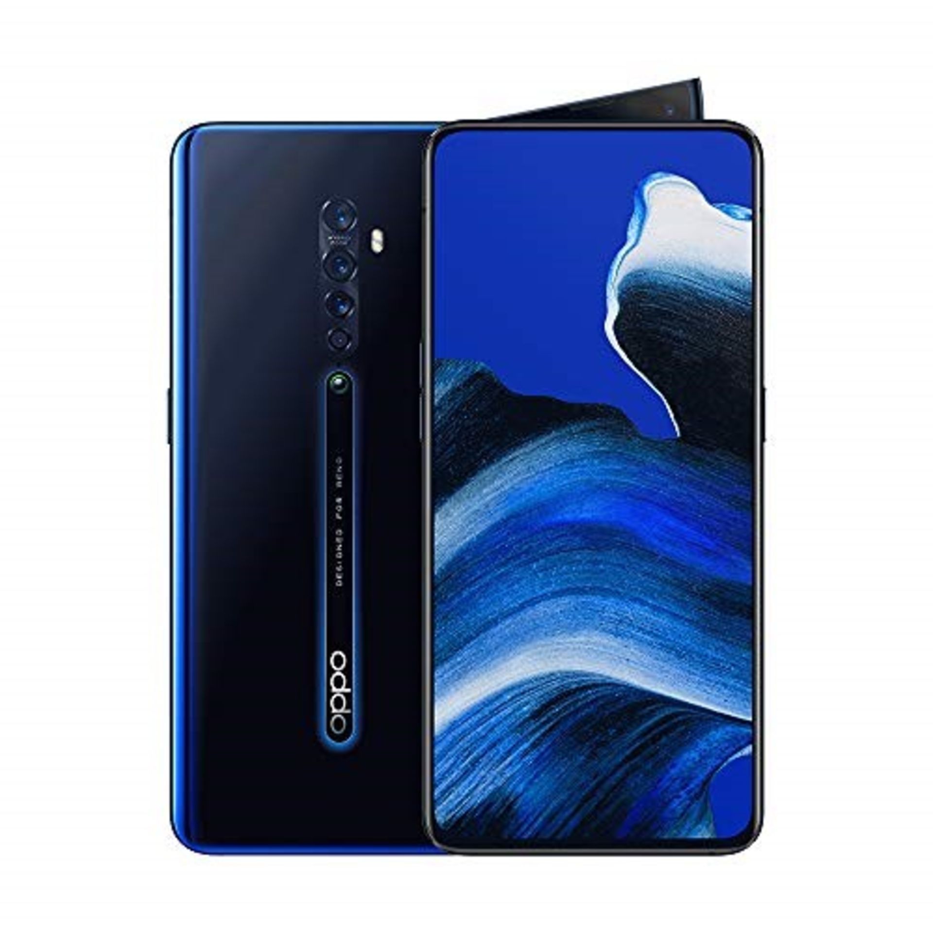 RRP £421.00 OPPO Reno2 4000 mAh Snapdragon 730 6.5 Inch Dual Sim 48 MP 5X Zoom Ultra Wide Quad Cam