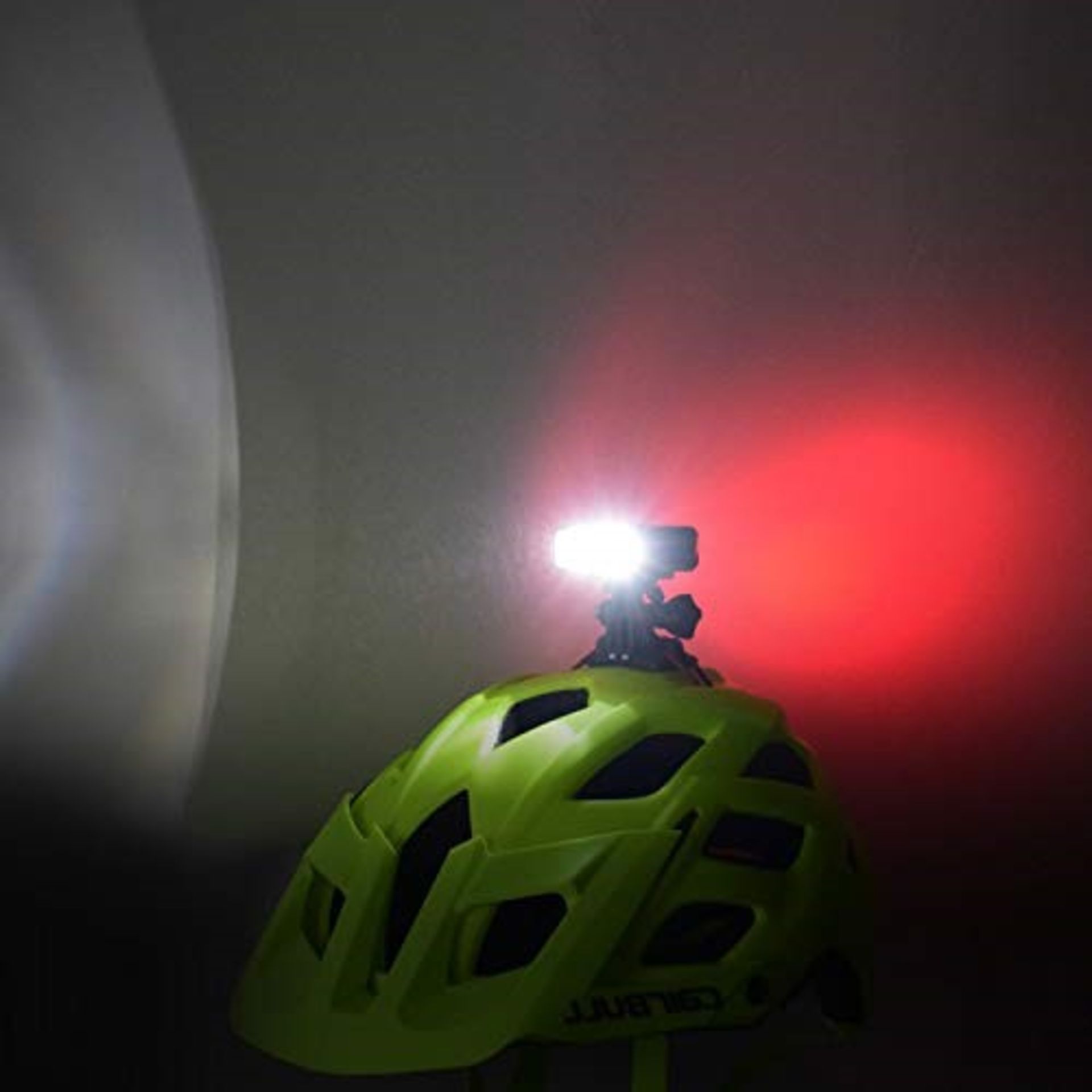 WASAGA Bike Helmet Light, 200 Lumen LED Bicycle Helmet Light 3 Modes USB Rechargeable