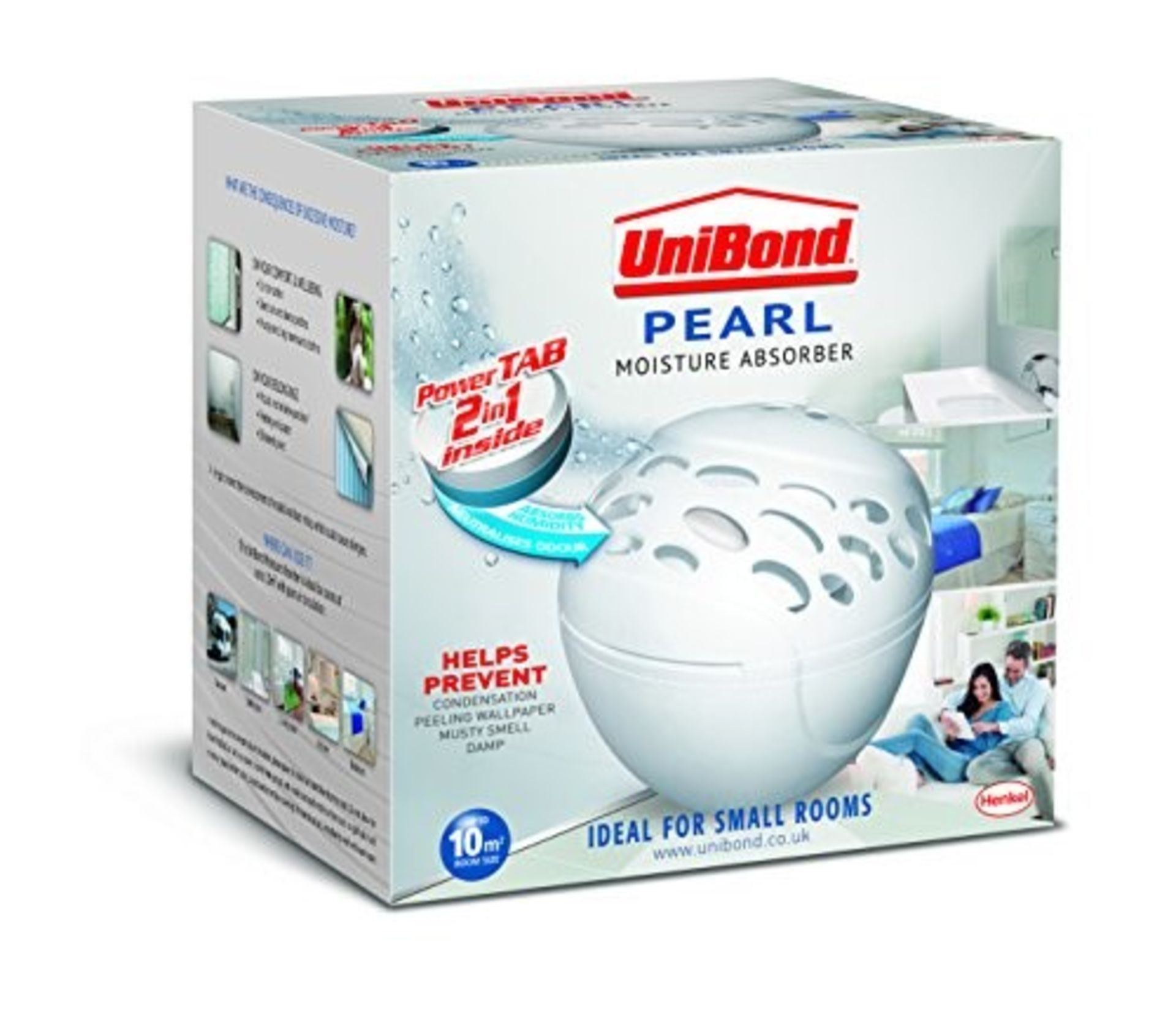 UniBond Pearl Moisture Absorber Device with 1 Tab