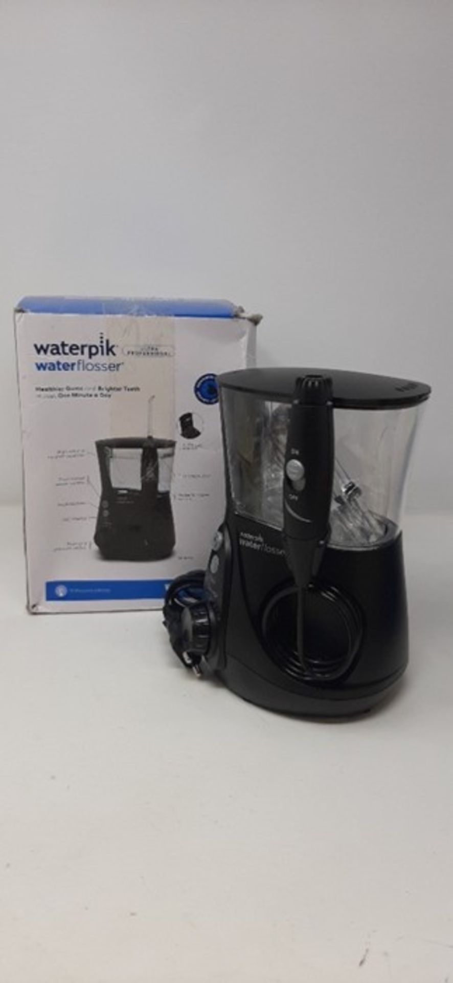 RRP £69.00 Waterpik WP-662UK Ultra Professional Water Flosser, Black Edition (UK 2-Pin Bathroom P - Image 2 of 2