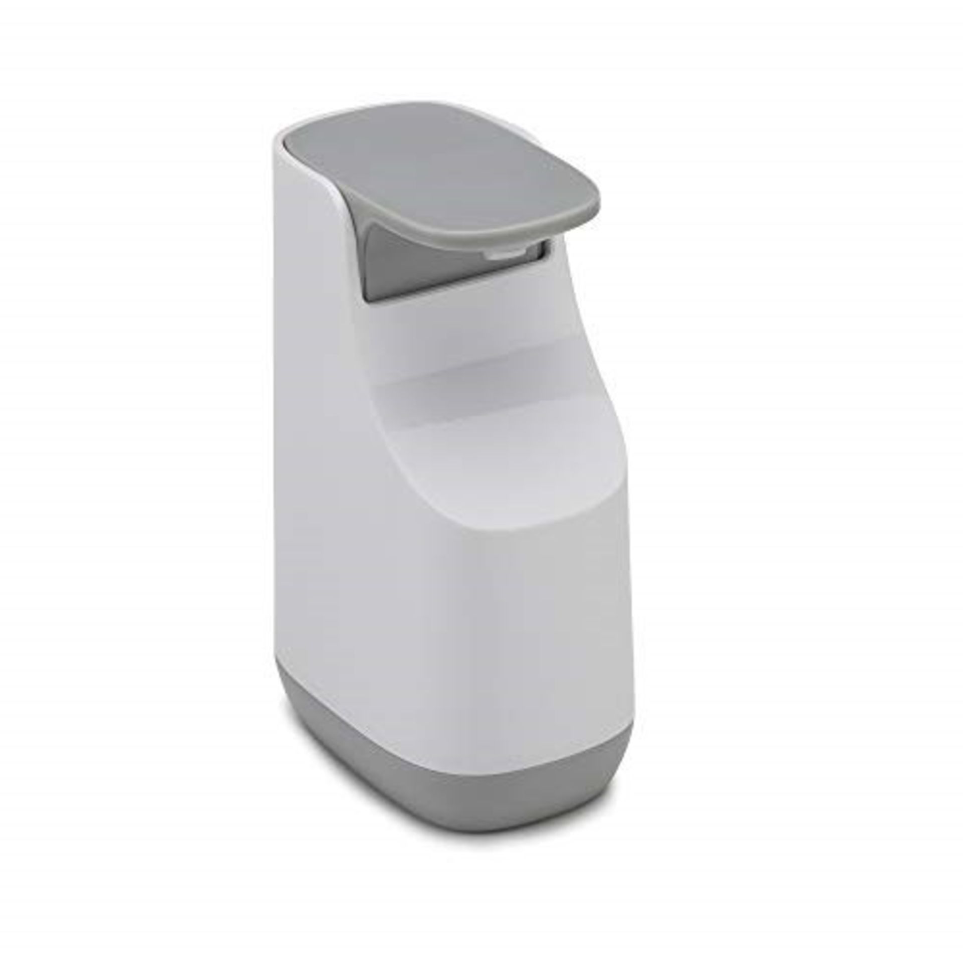Joseph Joseph 70512 Bathroom Slim Compact Soap Dispenser- White/Grey , 6.2 x 14.1 x 9.