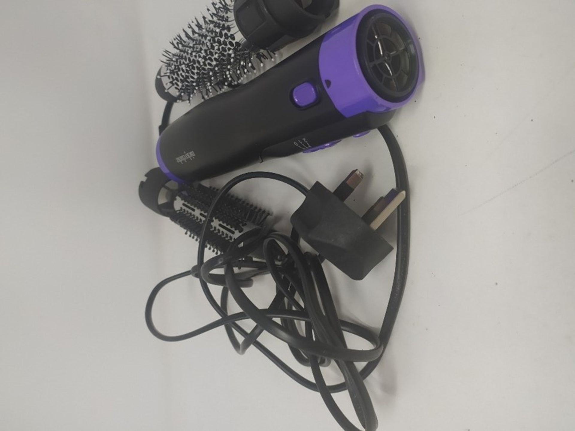 Nicky Clarke 1000W 4-in-1 Frizz Control Ionic Hot Air Brush Volumising Hair Styler, 2 - Image 2 of 2