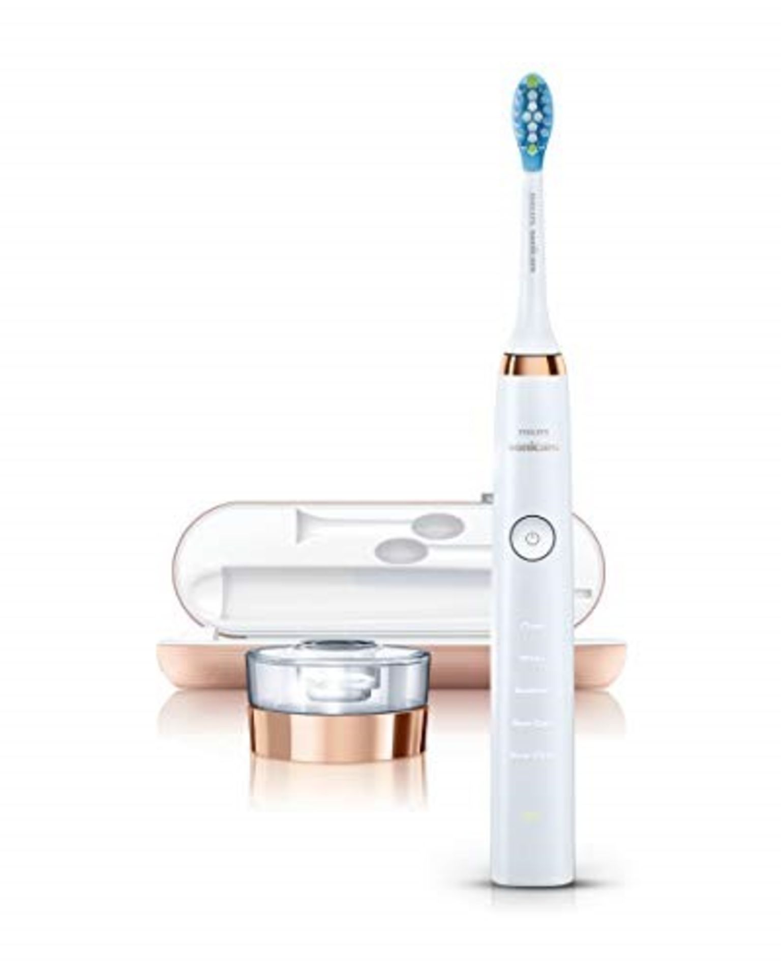 RRP £89.00 Philips Sonicare DiamondClean Rechargeable Electric Toothbrush, 2019 Edition, Rose Gol