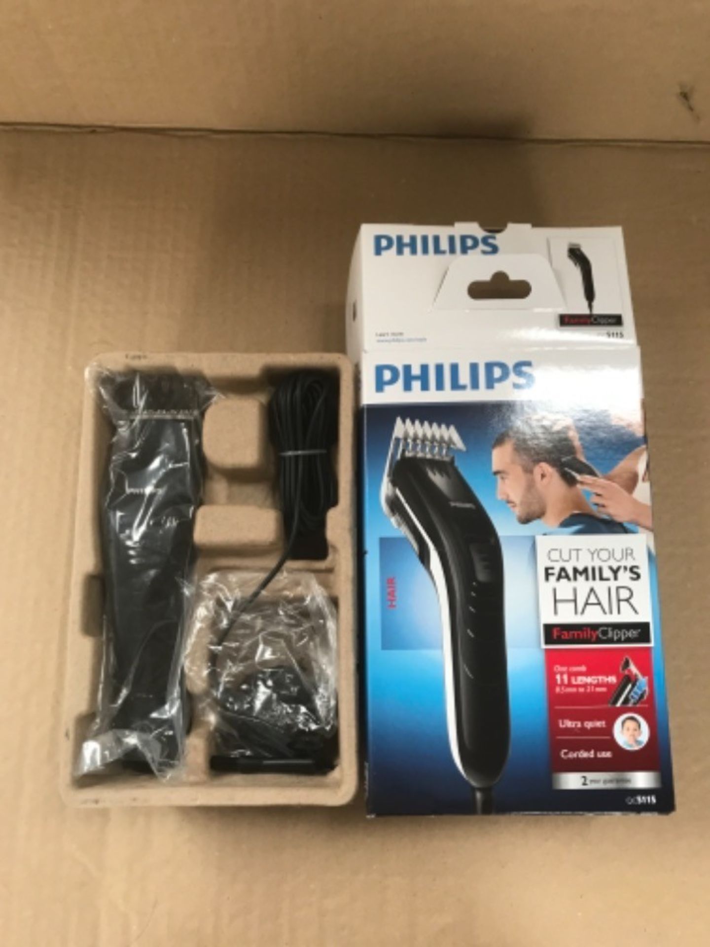 Philips Hair Clippers for Men, Ultra-Quiet Hair Clipper, Length Changing Dial with 11 - Image 2 of 2