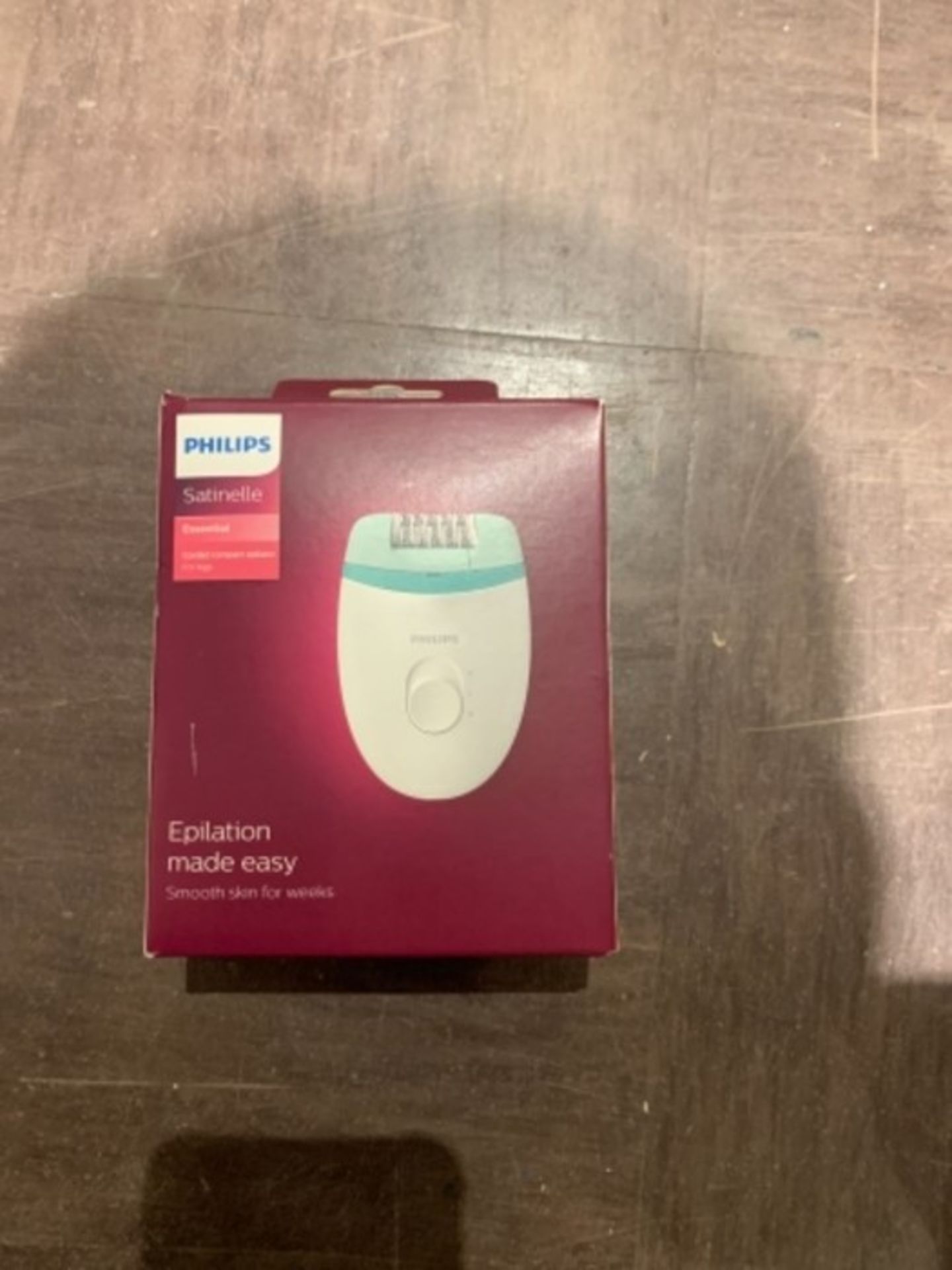 Philips Satinelle Essential Epilator, Corded, Compact Hair Removal, BRE224/00