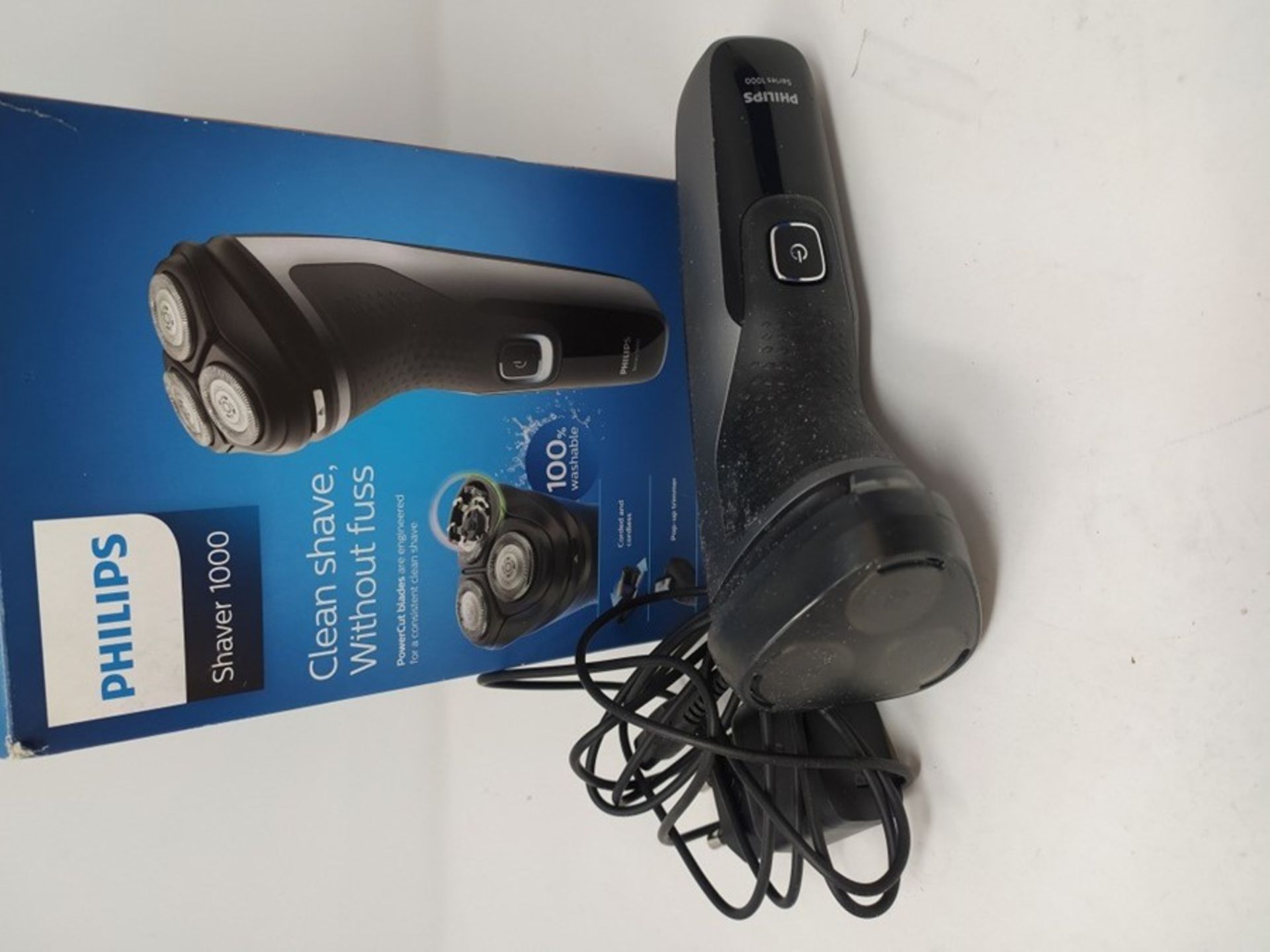 Philips Shaver Series 1000 with PowerCut Blades, Dry Men's Electric Shaver with Pop Up - Image 2 of 2