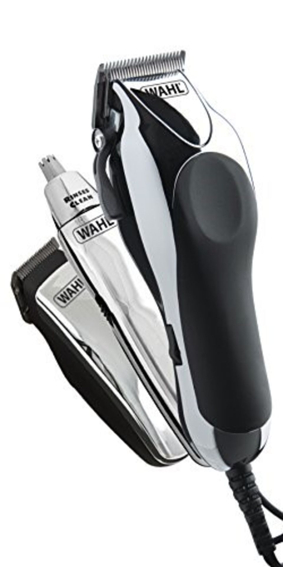 Wahl Hair Clippers for Men, 3-in-1 Chrome Pro Deluxe Head Shaver Men's Hair Clippers,