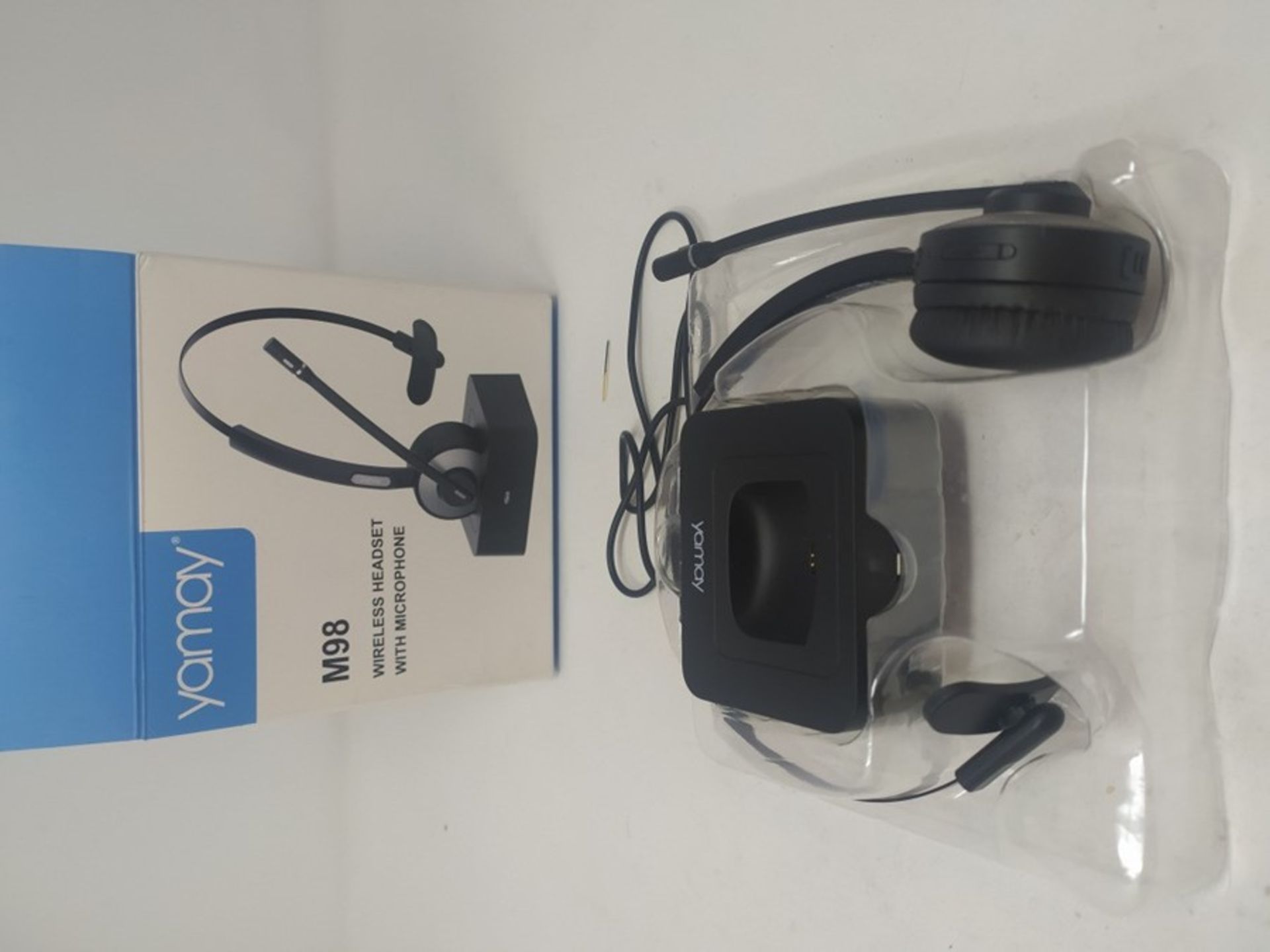 YAMAY Bluetooth Headset,Wireless Bluetooth Headphones,PC Headset with Microphone,Noise