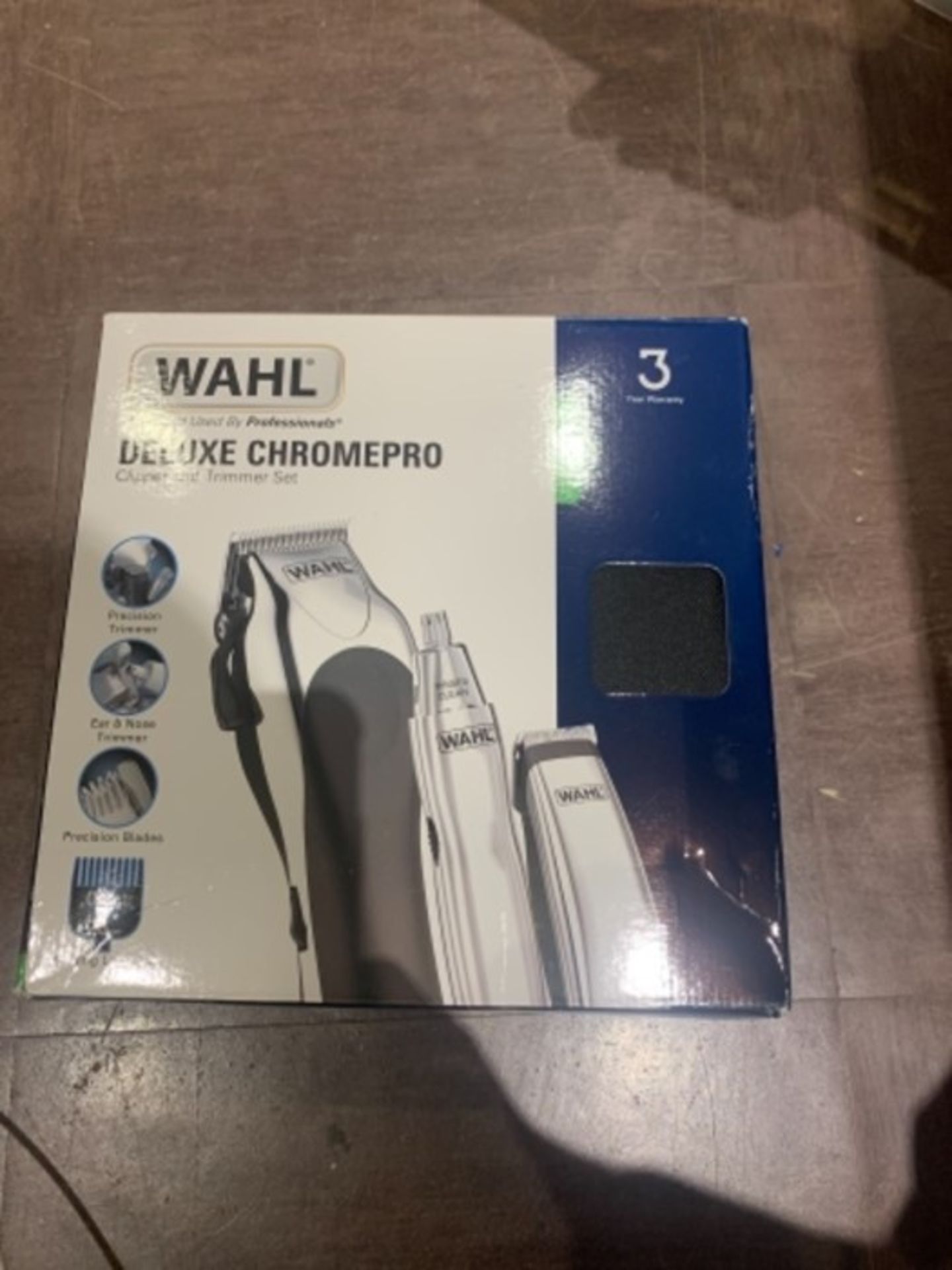 Wahl Hair Clippers for Men, 3-in-1 Chrome Pro Deluxe Head Shaver Men's Hair Clippers, - Image 2 of 3