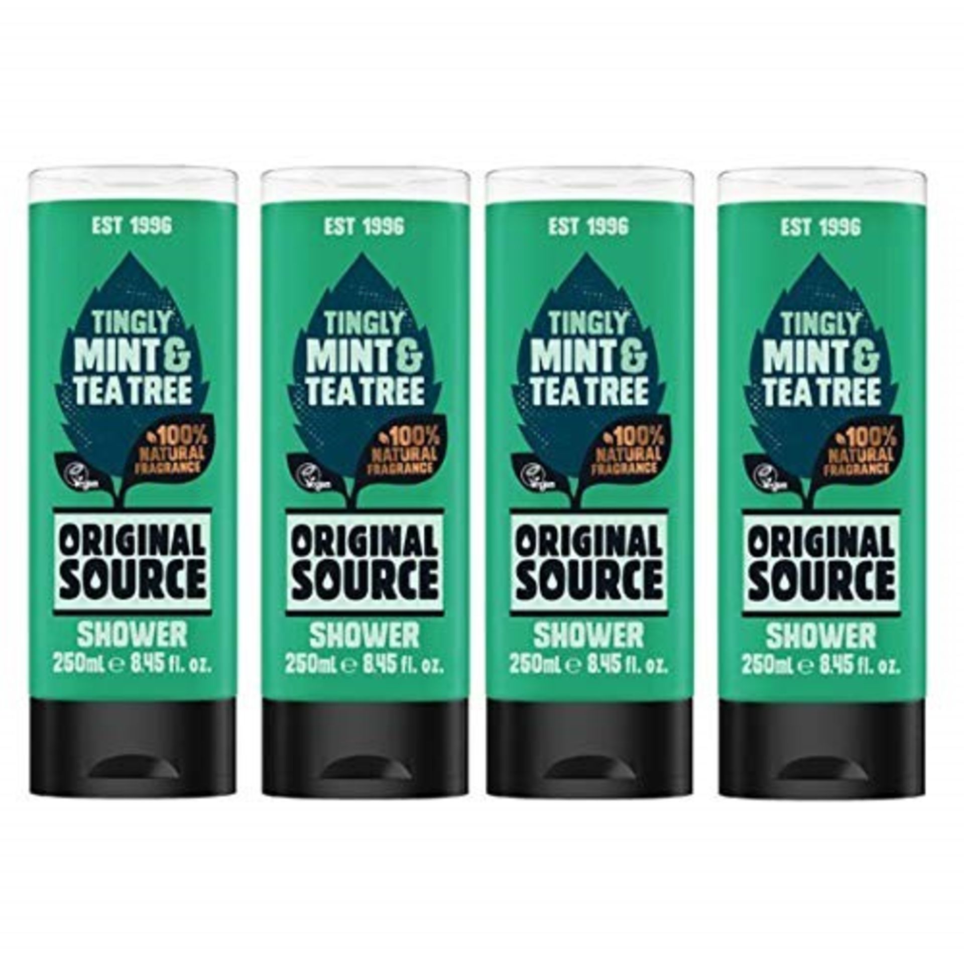 Original Source Shower Gel Set 4 x 250 ml Tingly Mint & Tea Tree