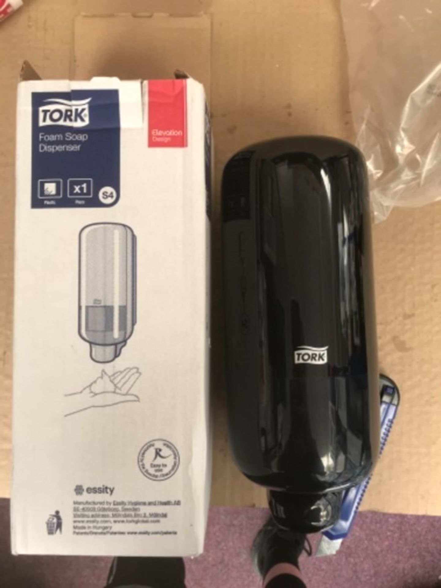 Tork Foam Soap Dispenser for Foam Soap and Foam Hand Disinfection, Elevation - 561508 - Image 2 of 2