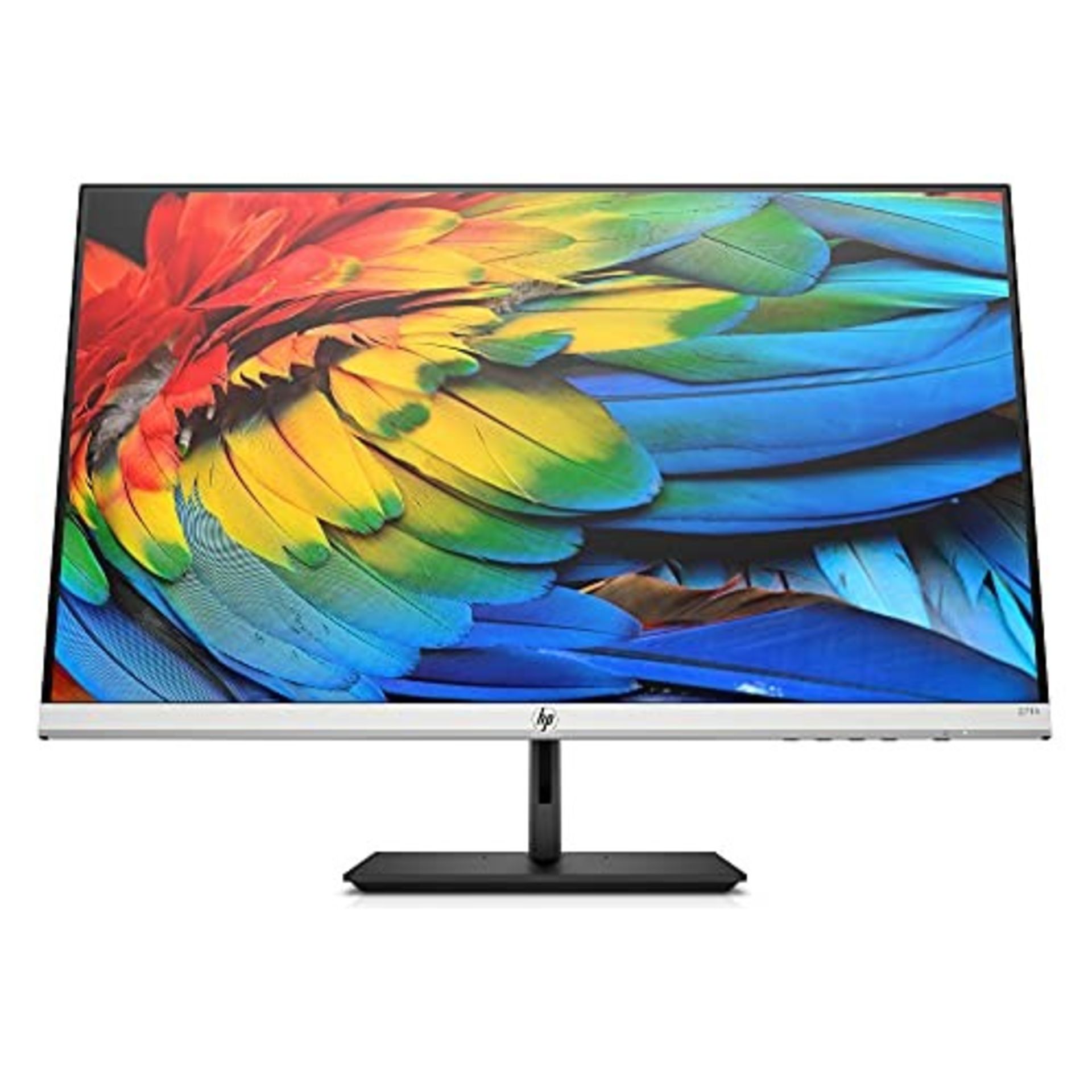 RRP £199.00 [BROKEN SCREEN] HP 27fh Ultraslim Full HD Monitor (1920 x 1080) 27 Inch (2 HDMI, 1 VGA