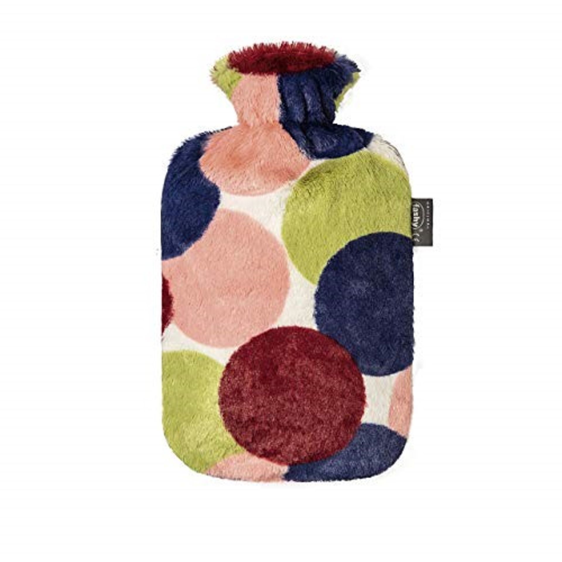 Fashy 2.0 L Hot Water Bottle with Plush Cover