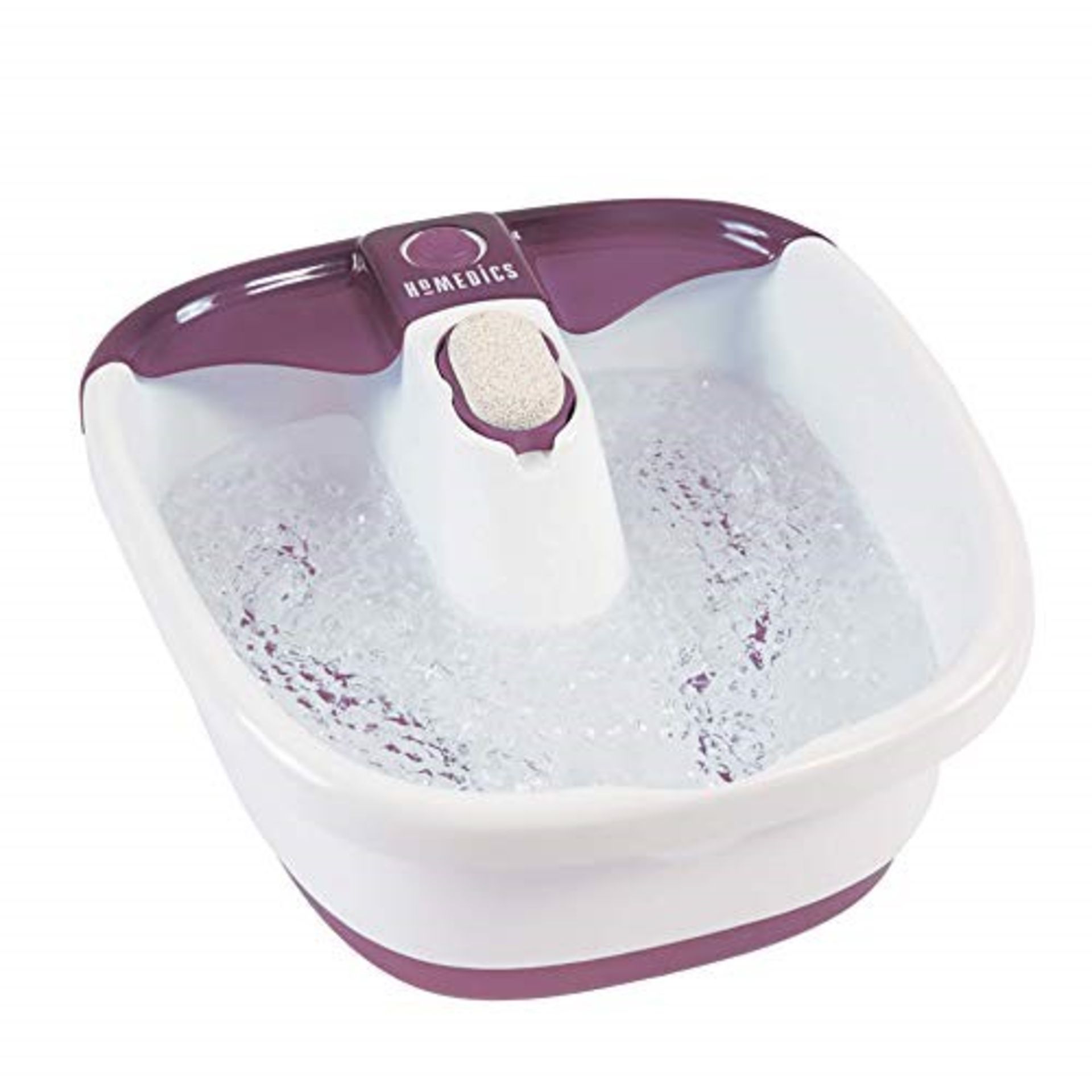 HoMedics Bubblemate Foot Spa and Massager with Heat/Keep Warm Bubbles, Soothing Soak M