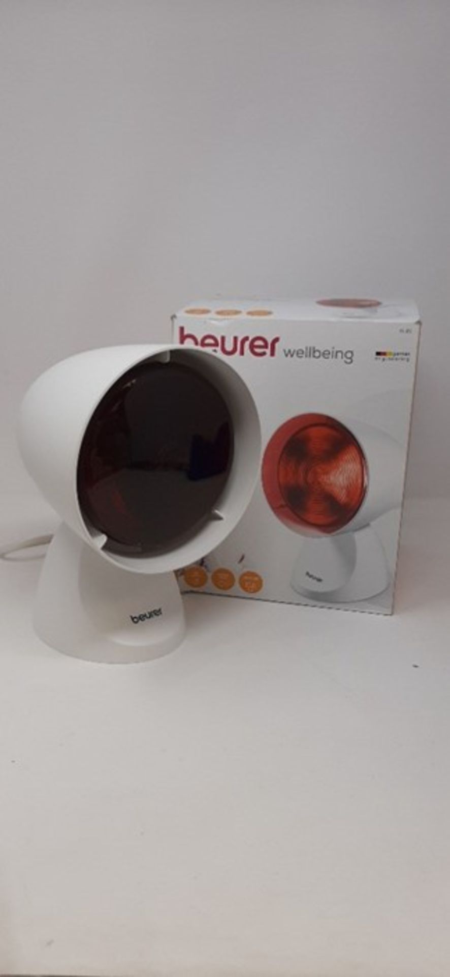 Beurer IL21 Infrared Heat Lamp | Warm and soothing infrared light | Helps ease muscle - Image 2 of 2