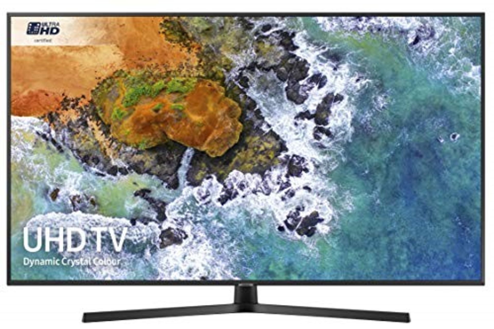 RRP £399.00 [BROKEN SCREEN] Samsung UE50NU7400 50-Inch Dynamic Crystal Colour 4K Ultra HD Certifie