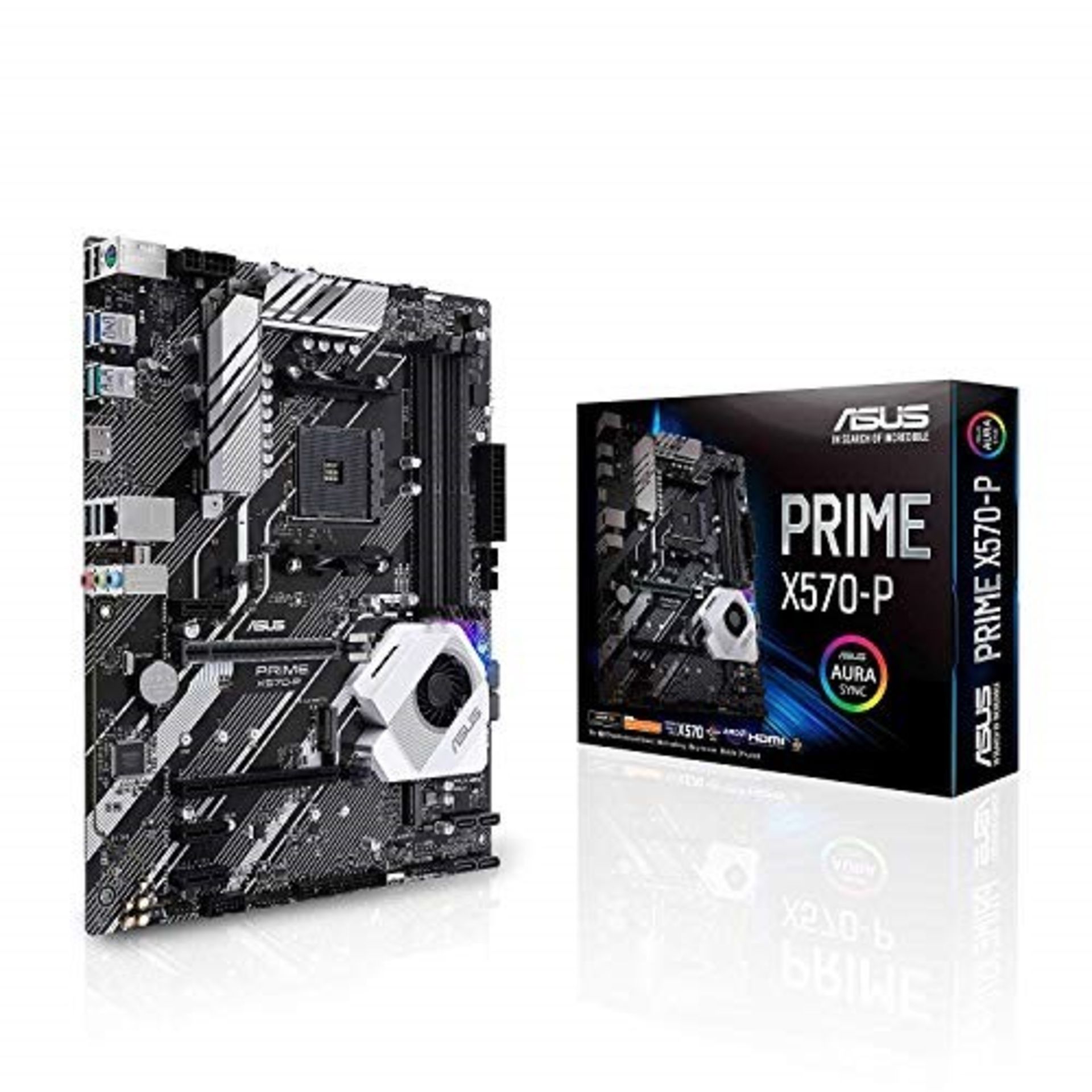 RRP £153.00 ASUS Prime X570-P ATX Motherboard, AMD Socket AM4, Ryzen 3000, 12 DrMOS Power Stages,