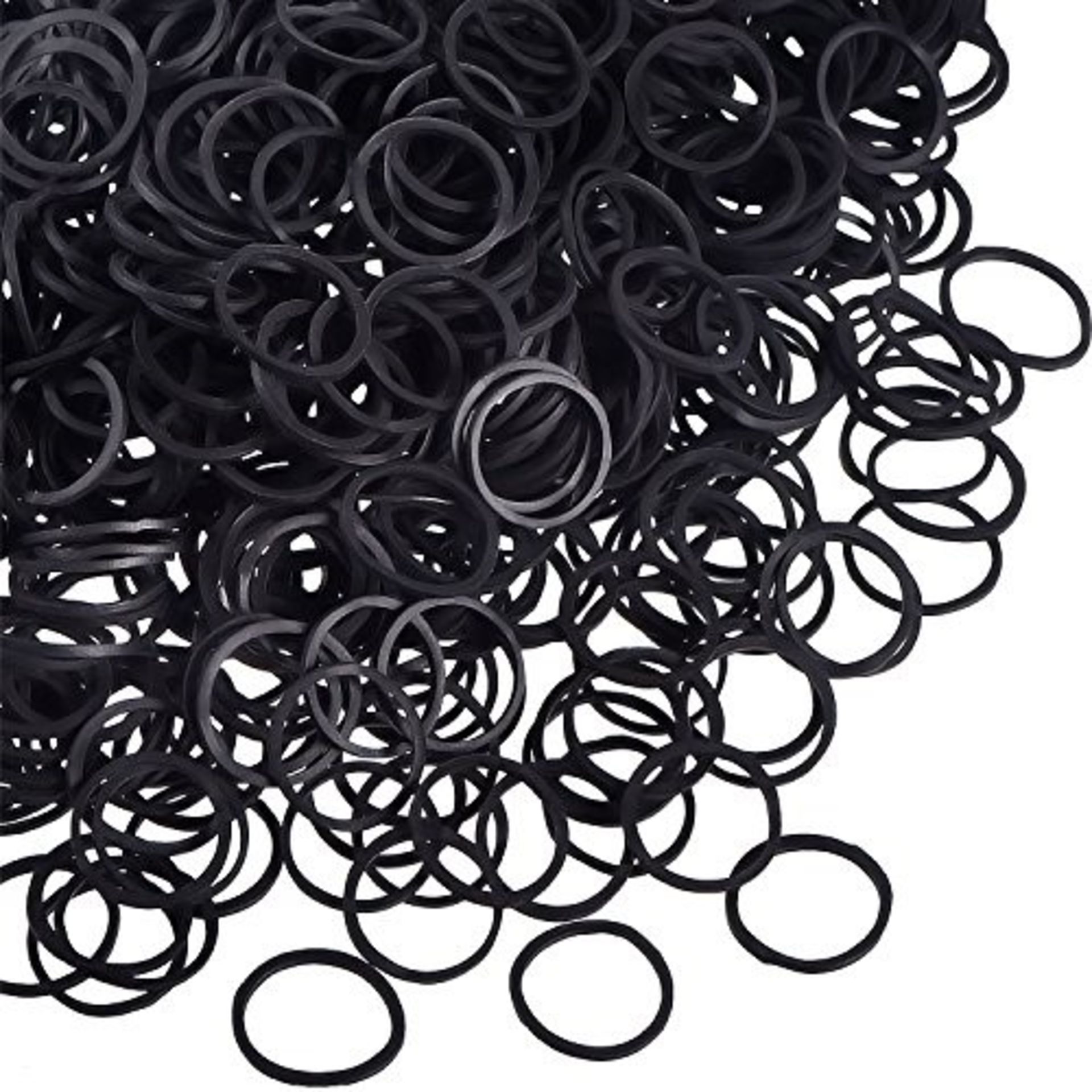 Pack of 1000 Mini Rubber Bands Soft Elastic Bands for Kids Hair, Braids Hair, Wedding