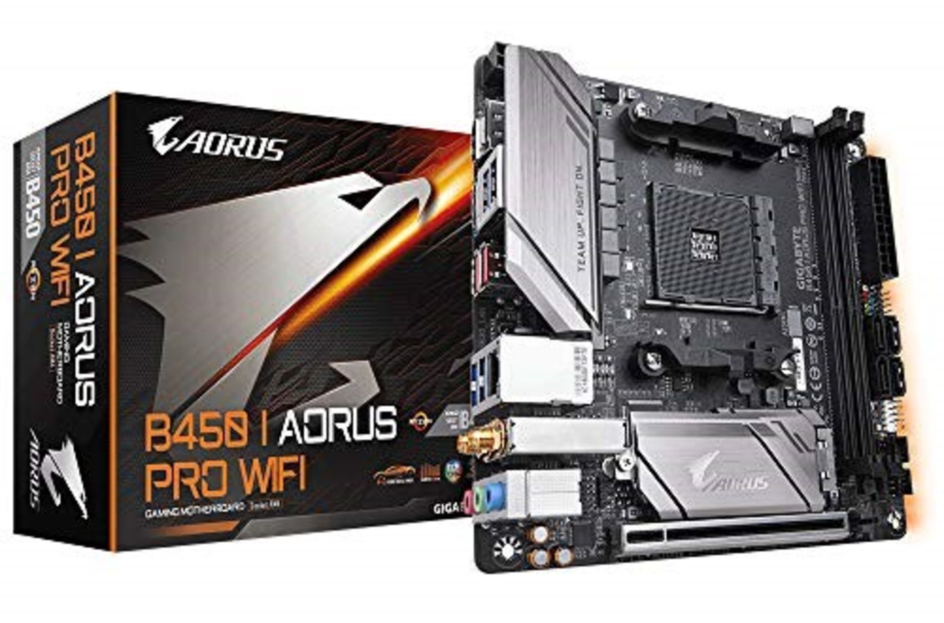 RRP £79.00 Aorus B450 I AORUS PRO WIFI (Socket AM4/B450/DDR4/S-ATA 600/Mini-ITX)