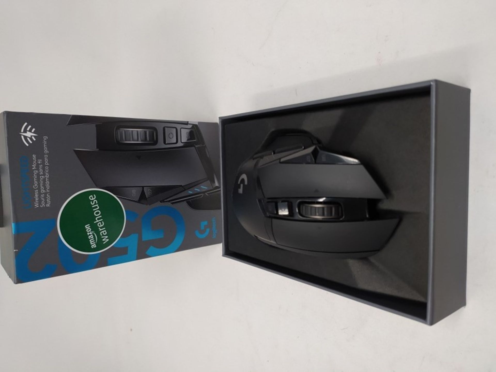 RRP £83.00 Logitech G502 Lightspeed Wireless Gaming Mouse, Hero 25K Sensor, 25,600 DPI, RGB, Adju - Image 2 of 2