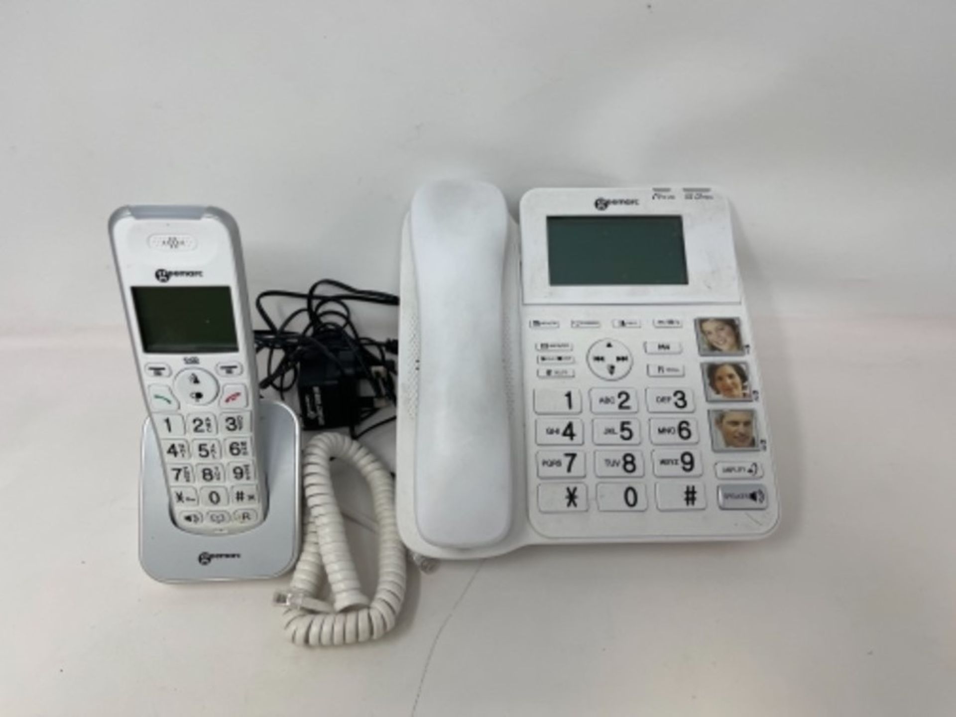 RRP £61.00 Geemarc AMPLIDECT COMBI 295- Amplified Double Corded and Cordless Telephone with Answe - Image 2 of 2