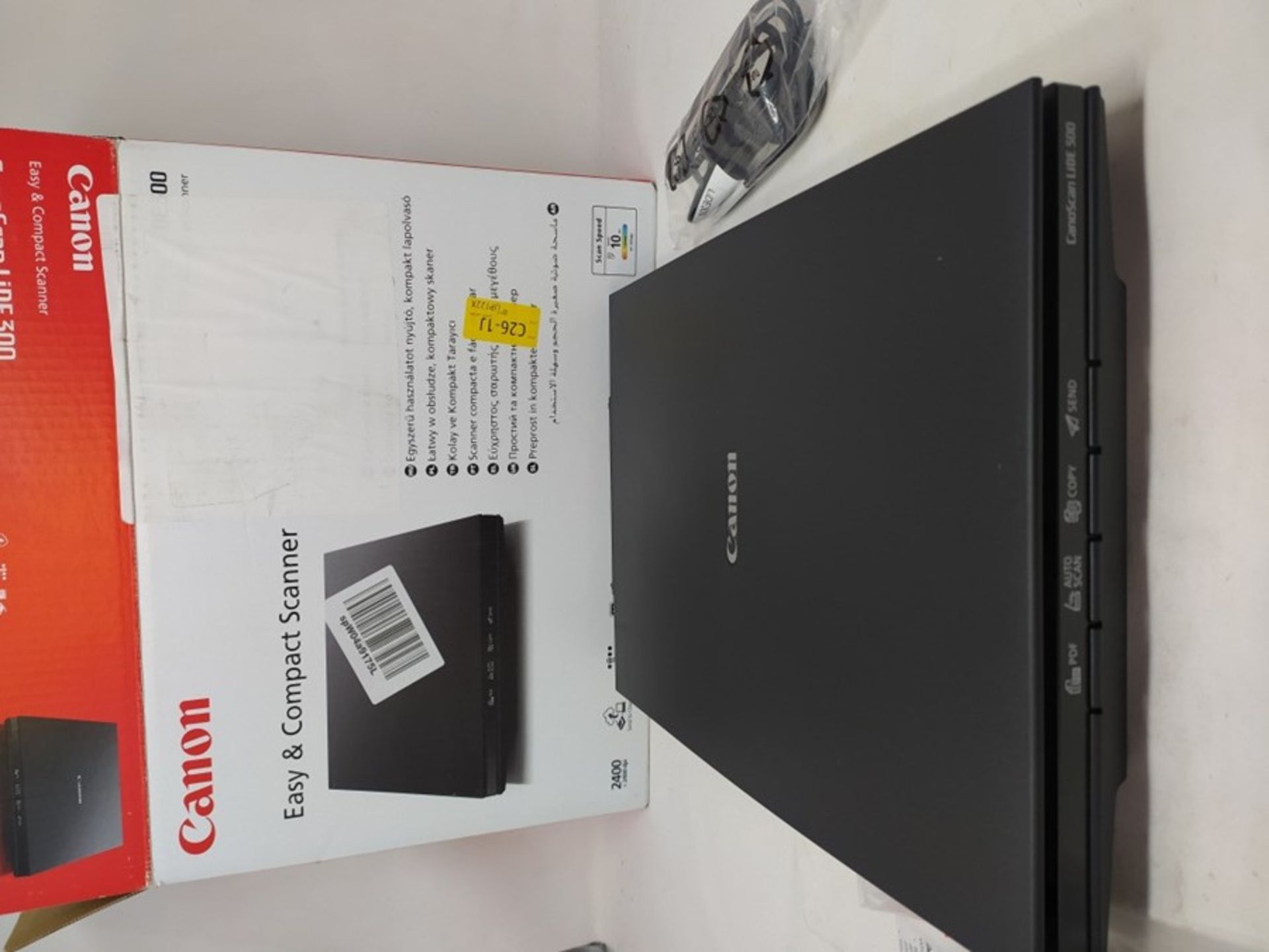 Canon LiDE 300 Colour Flatbed Scanner - Black, 2400x2400 dpi - Image 2 of 2