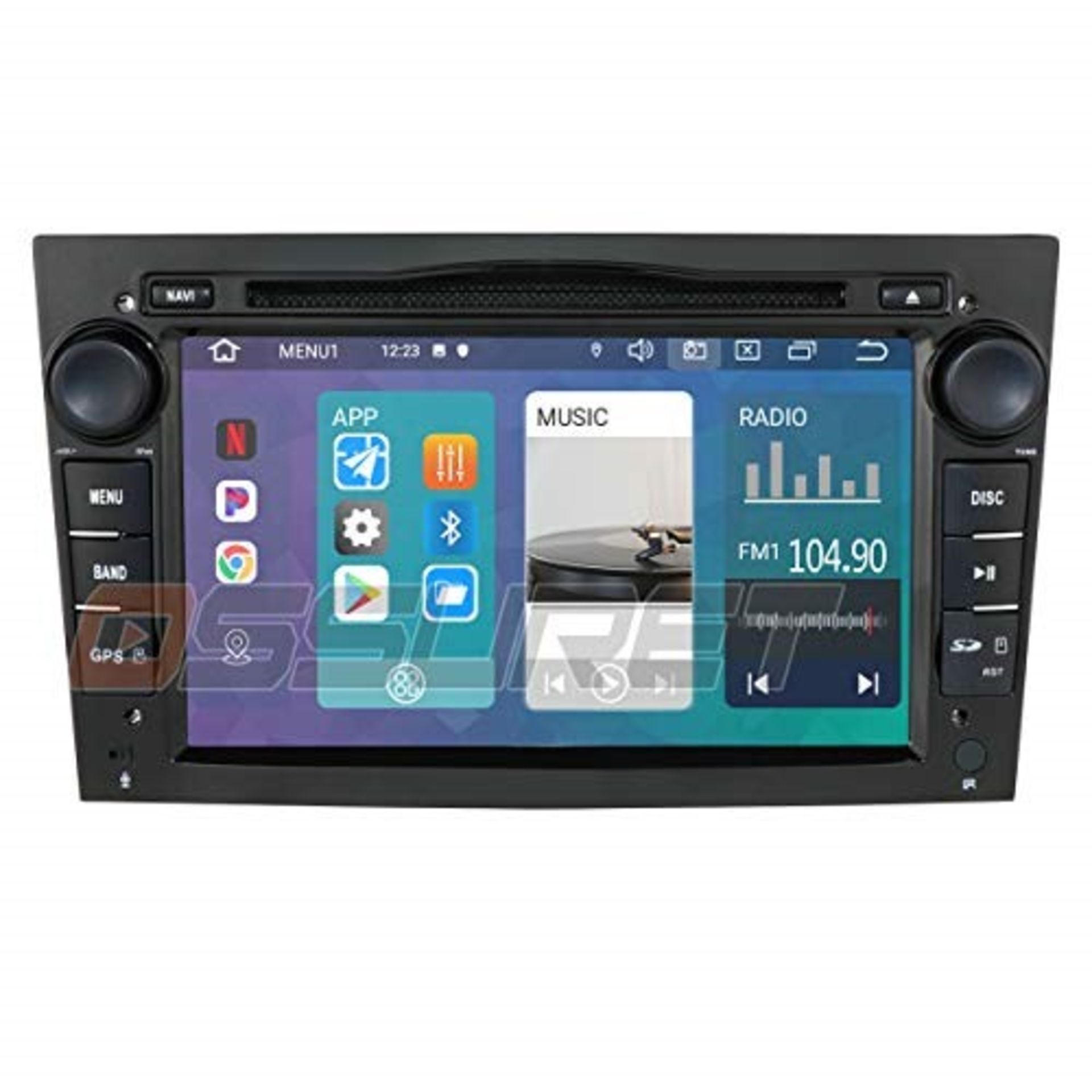 RRP £170.00 Android 10 Car GPS Navigation Bluetooth Vehicle Radio 1080P Video Stereo Player Fits f