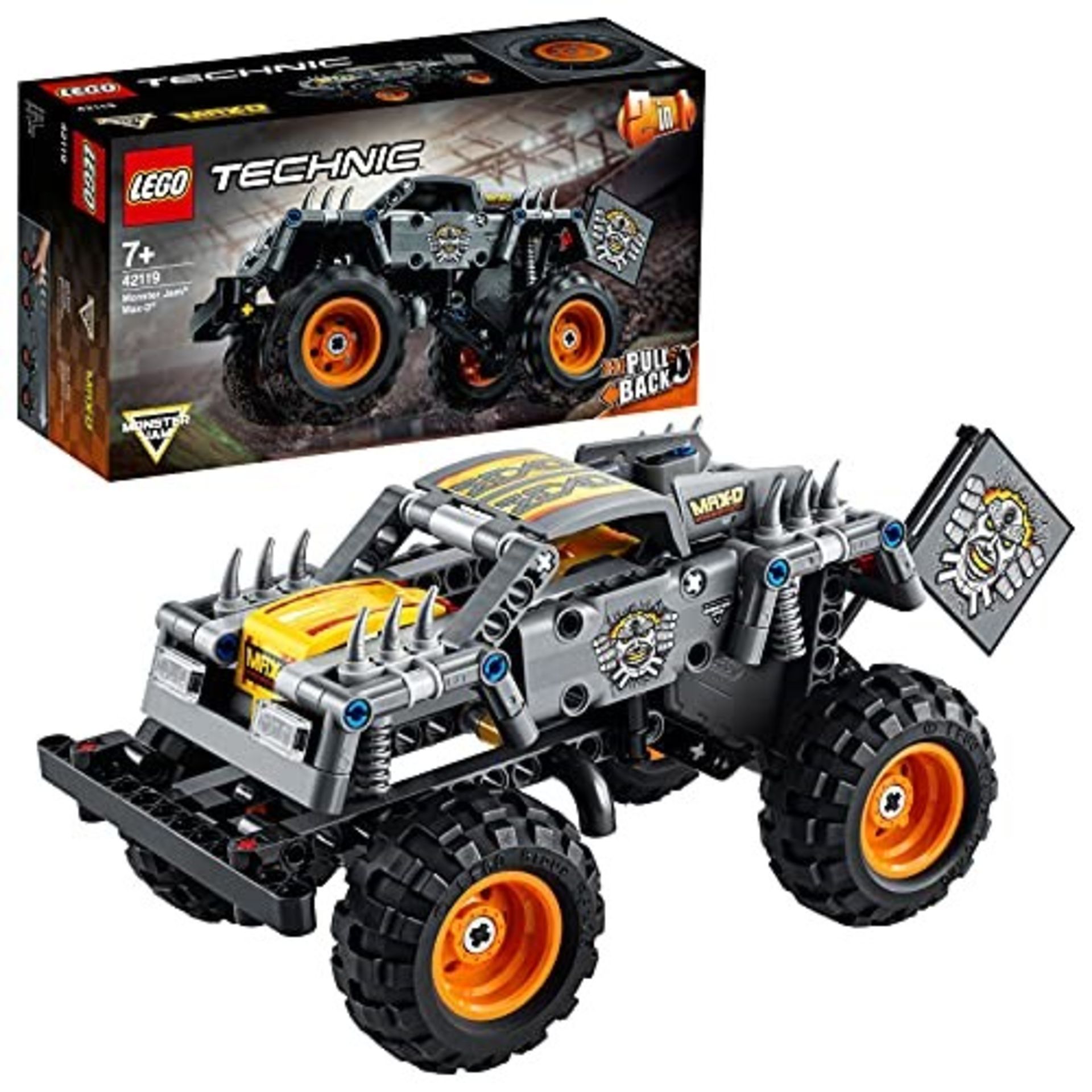 LEGOÂ 42119Â TechnicÂ MonsterÂ JamÂ Max-DÂ TruckÂ ToyÂ toÂ QuadÂ B