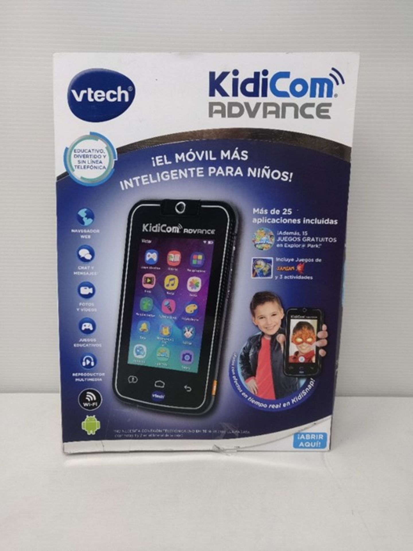 RRP £120.00 VTech - Kidicom Advance Smart Device for Kids, 5" HD Touch Screen, 180° Rotating Lens - Image 2 of 3