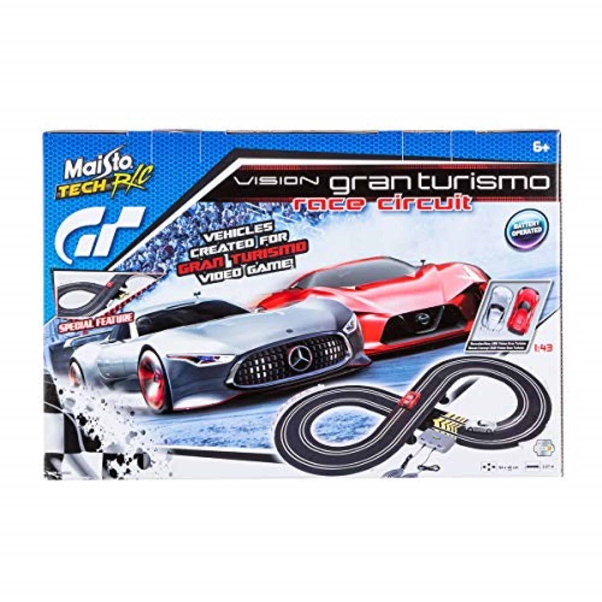 Maisto M83035 Slot Set-Vision Gran Turismo, Assorted Colours