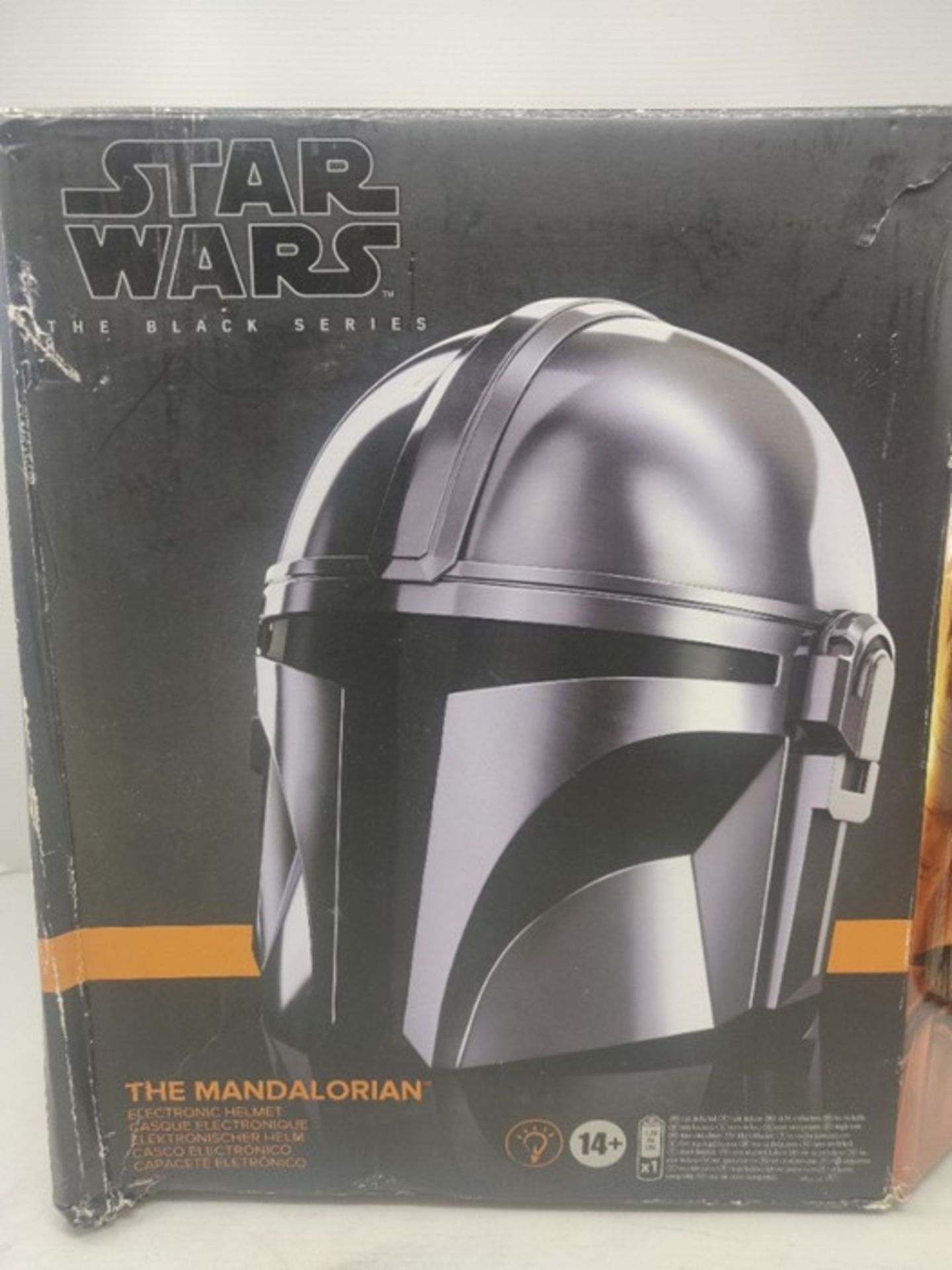 RRP £76.00 Star Wars The Black Series The Mandalorian Premium Electronic Helmet Roleplay Collecti - Image 3 of 3