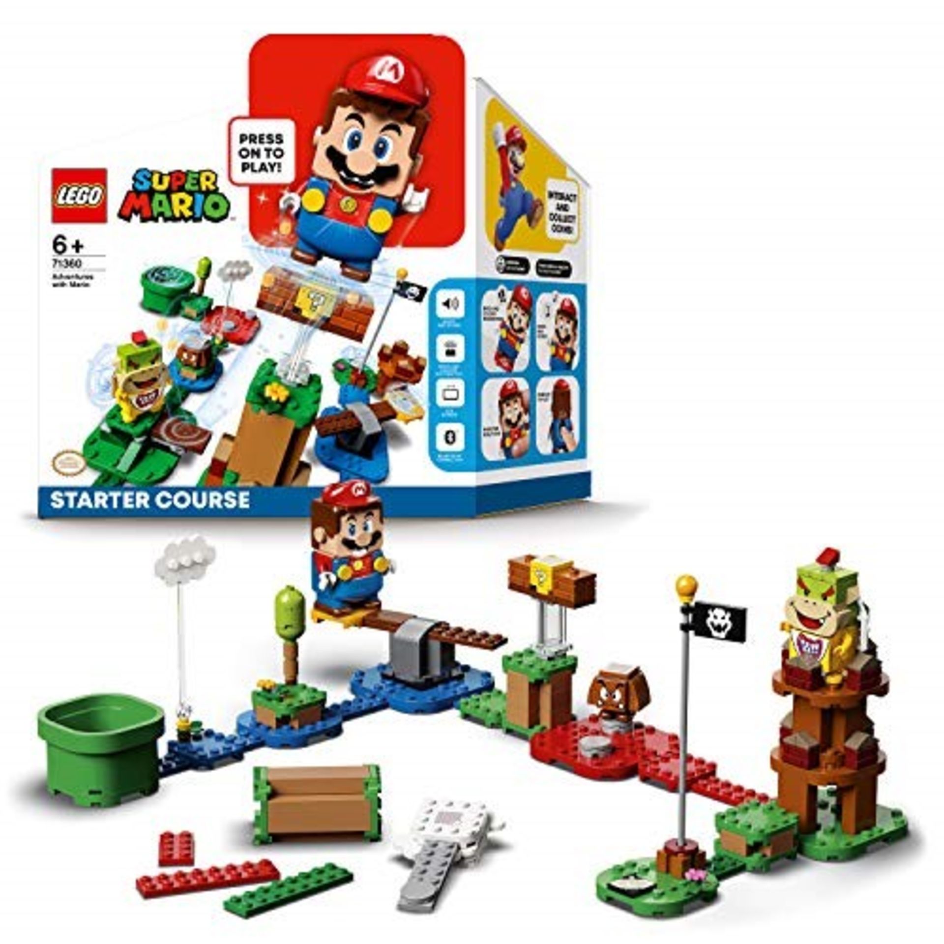 LEGO 71360 Super Mario Adventures Starter Course Toy Interactive Figure & B