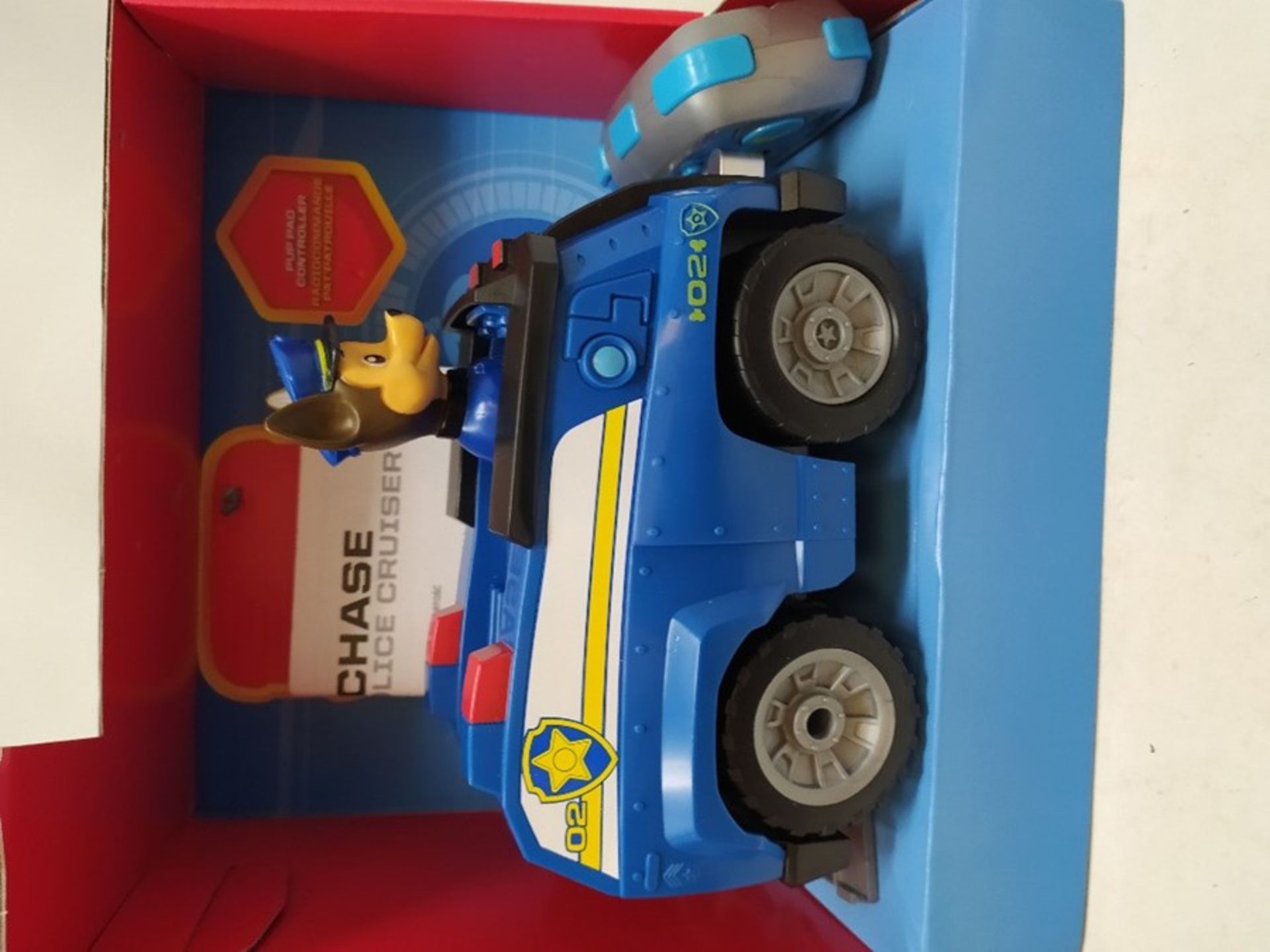 Paw Patrol 6054190 Chase Remote Control Police Cruiser with 2-way Steering, for Kids A - Image 2 of 2