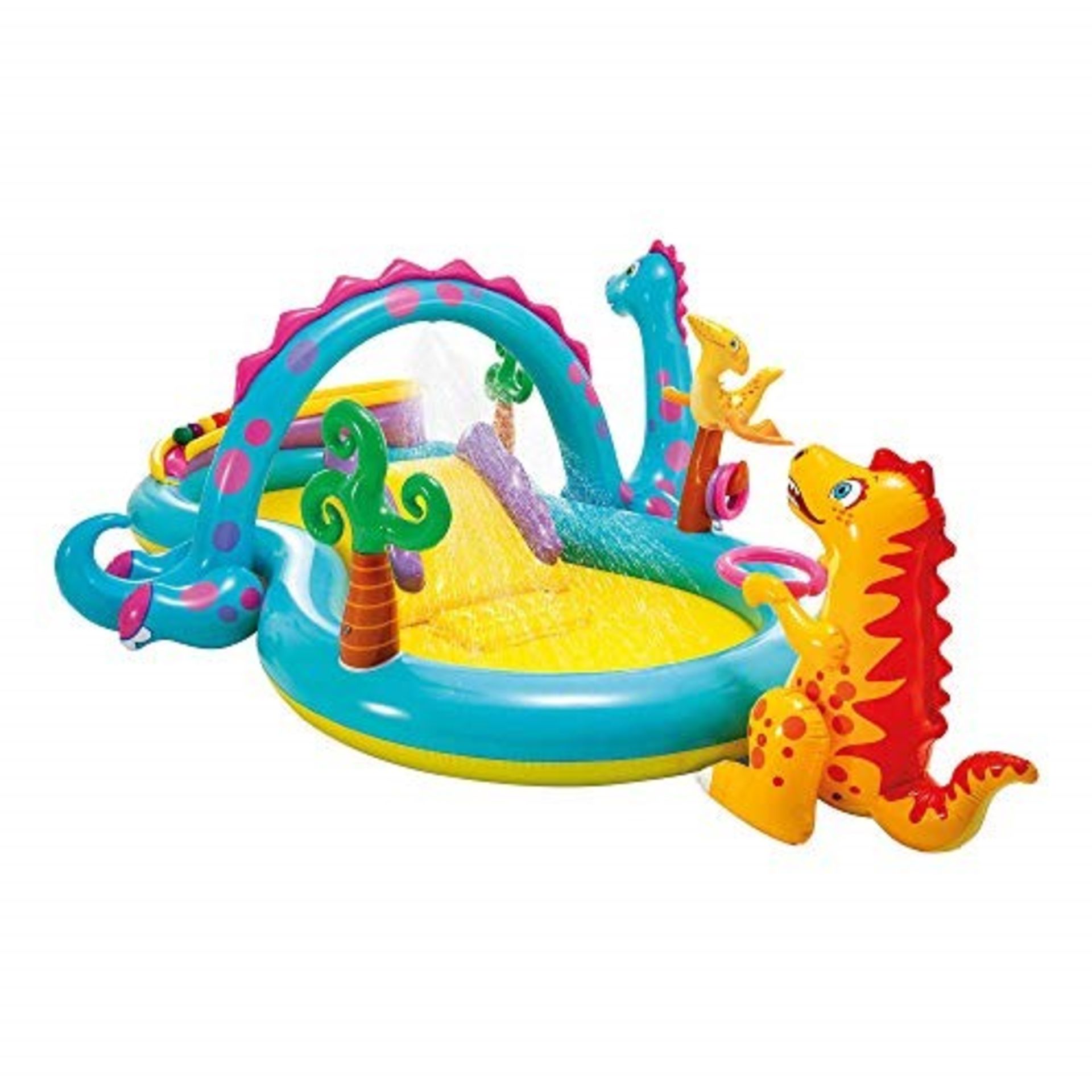 Intex-57135NP Dinoland Play Center-Inflatable water play center, assorted model (with