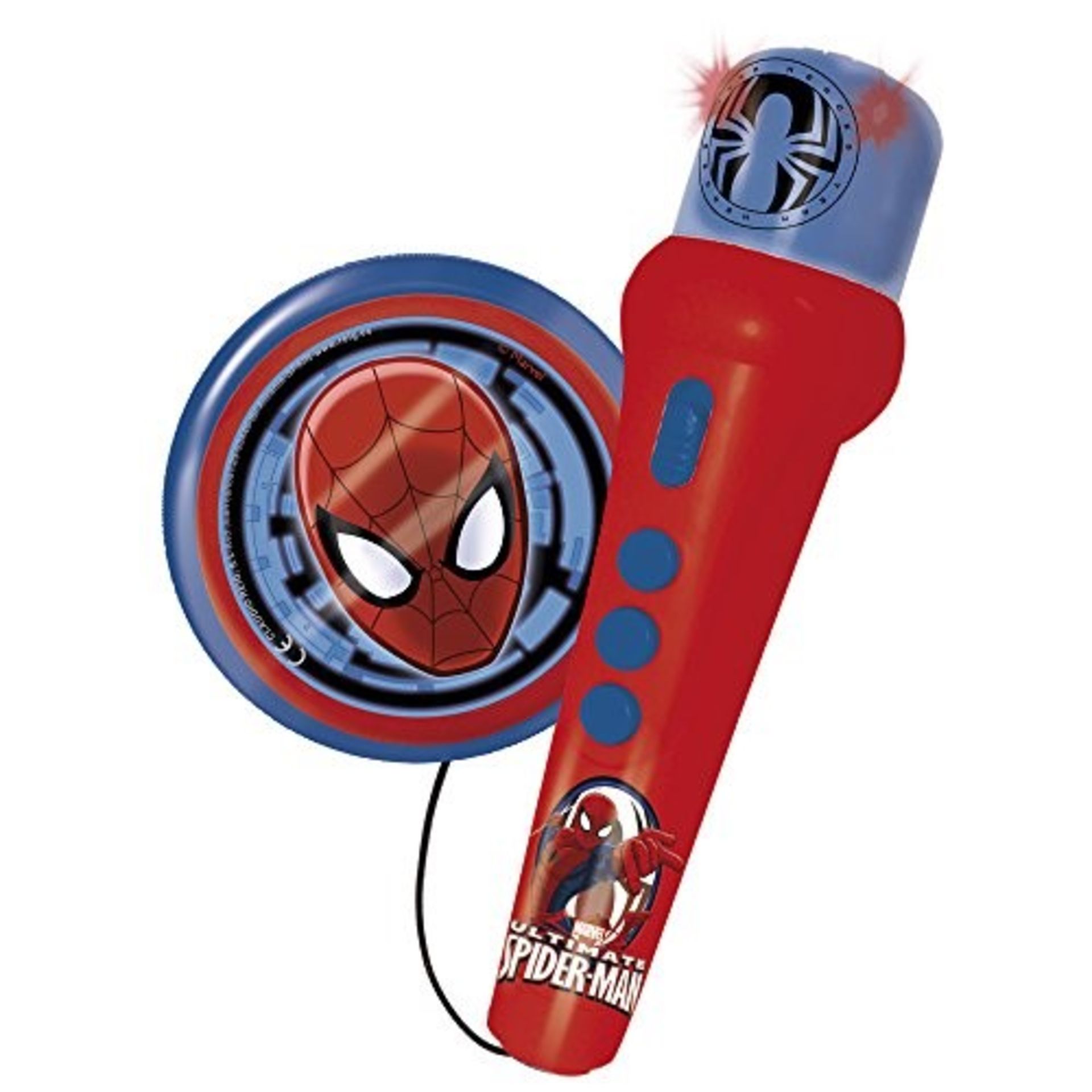 REIG Ultimate Spider-Man Hand Microphone with Amplified Speaker