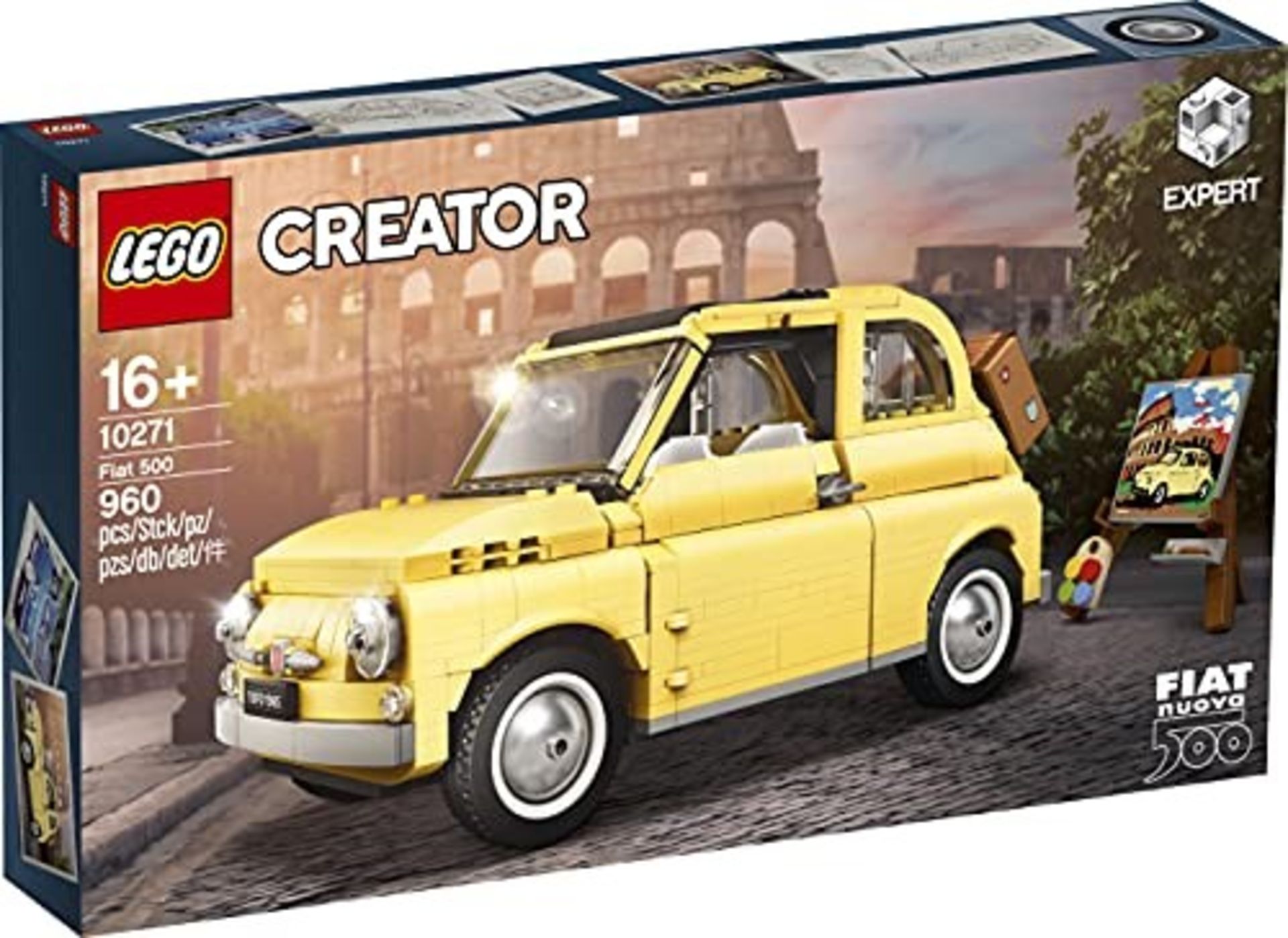 RRP £72.00 LEGO Creator Expert - Fiat 500 (10271)