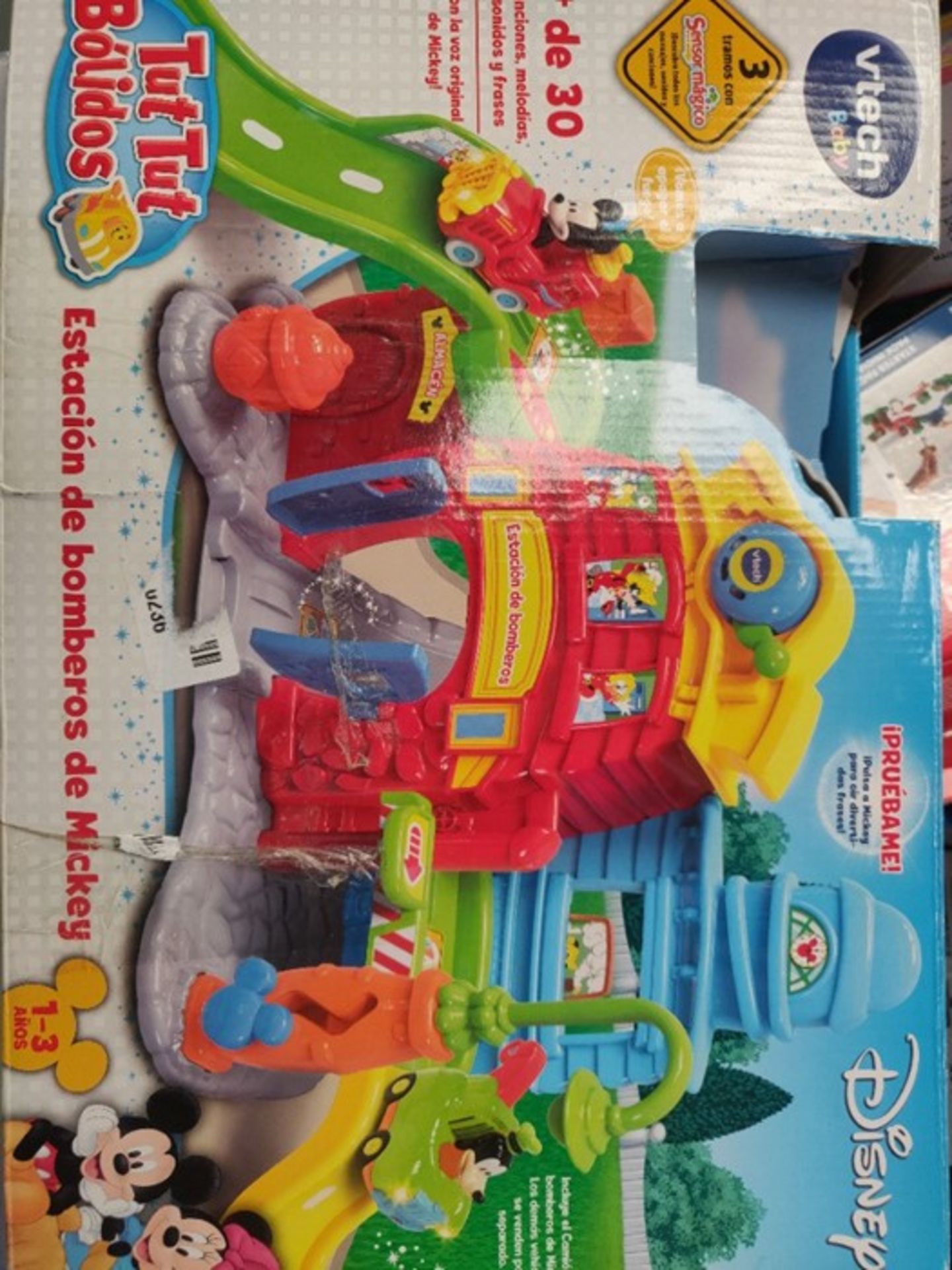 VTech- TutTut Disney Mickey Fire Station Interactive Playset with Music and Real Chara - Image 2 of 2