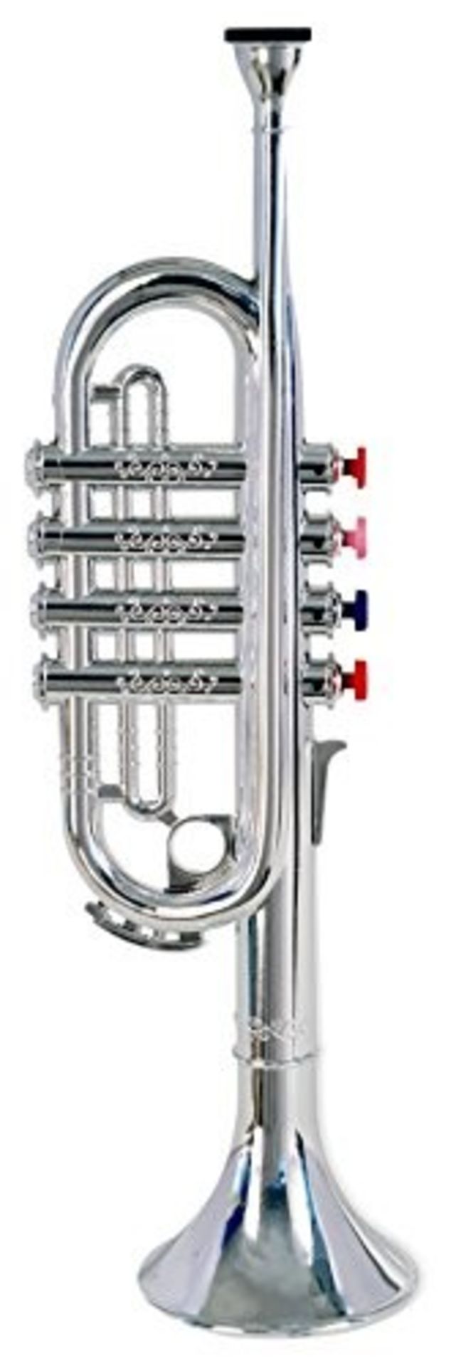 Bontempi 32 3831 4 Notes Silver Trumpet, 37 cm, Multi-Color, 38 cm