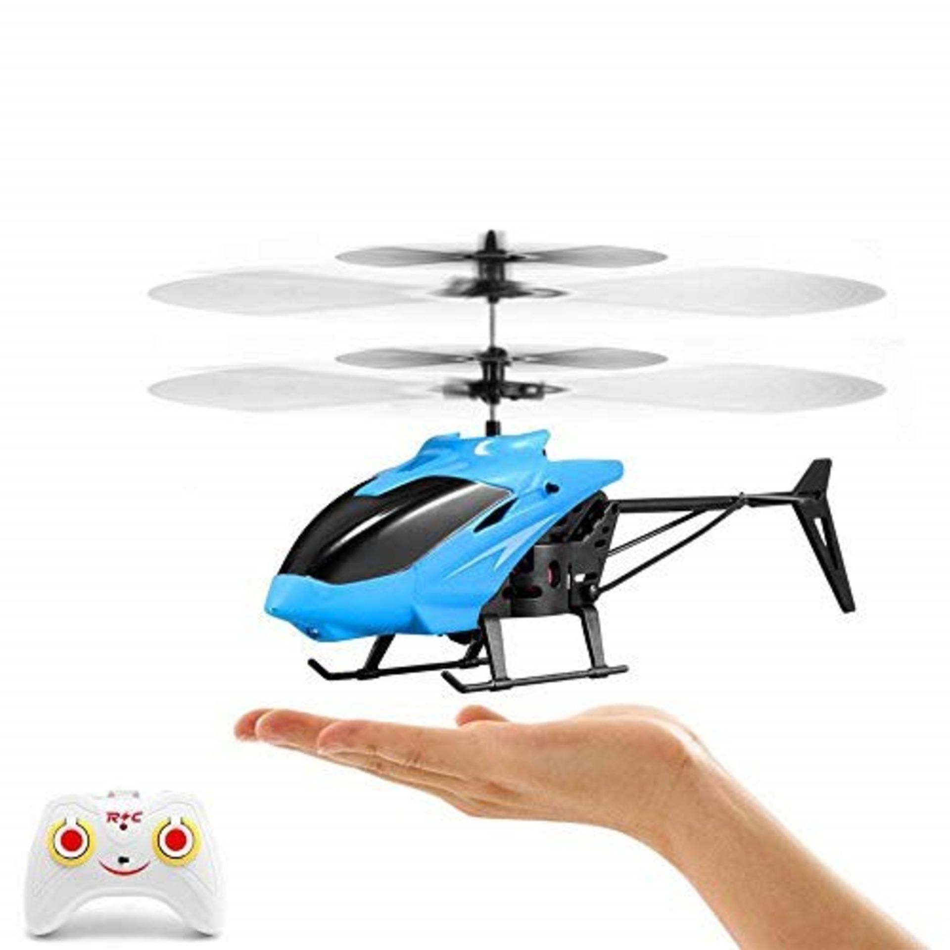 RC Helicopter Kid - Remote Control Helicopter with Gyro Infrared Induction, Indoor Fly