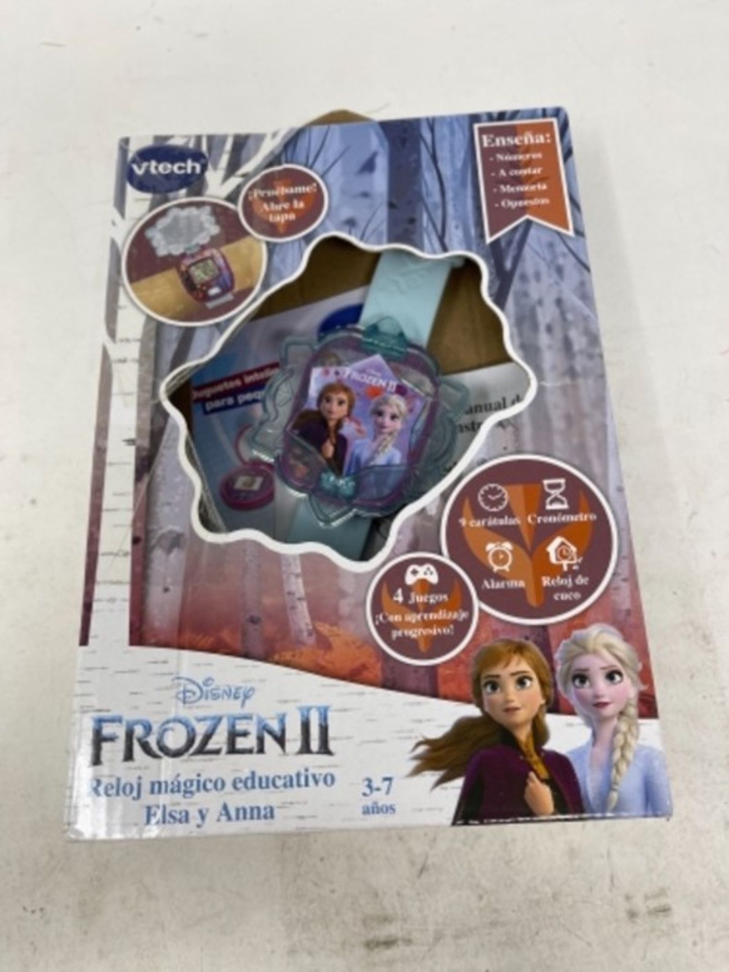 VTech Frozen 2 Digital Watch (Anna and Elsa). 3480-518822 - Spanish version - Image 2 of 3