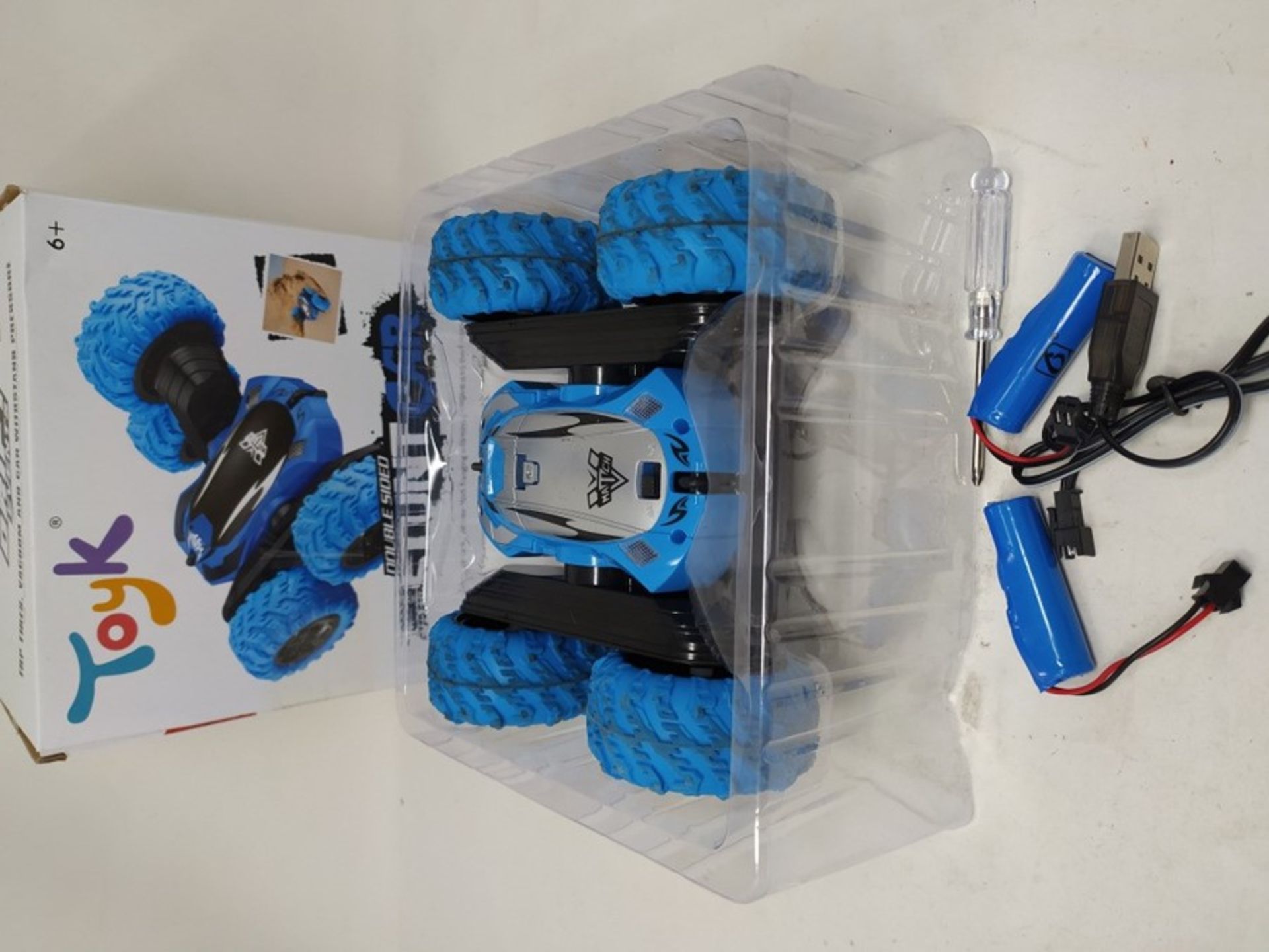 Remote Control car,2.4GHz Electric Race Stunt Car,Double Sided 360Â° Rolling Rotatin - Image 3 of 3