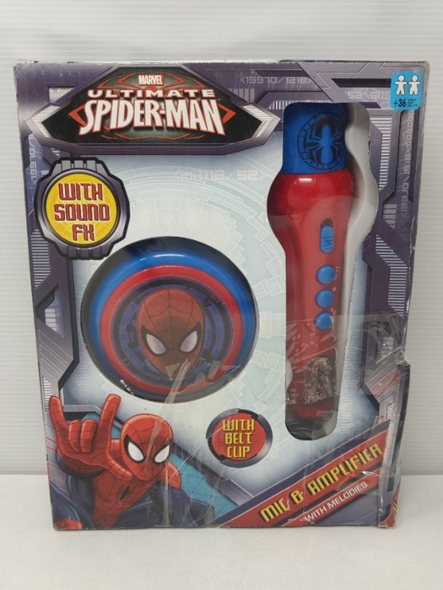 REIG Ultimate Spider-Man Hand Microphone with Amplified Speaker - Image 2 of 3