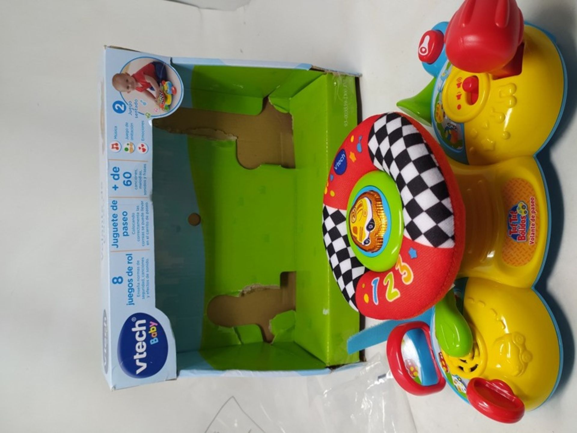 VTech Steering Wheel Tut Tut Drive, Stroller Toy with Holding Strips, Driving Simulato - Image 3 of 3