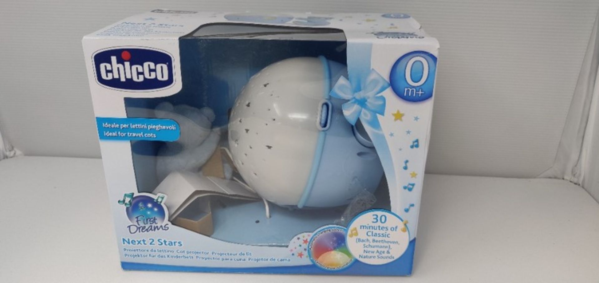 Chicco Next2Stars Baby Night Light with Plush Toy - Star Light Projector for Cots and - Image 2 of 2