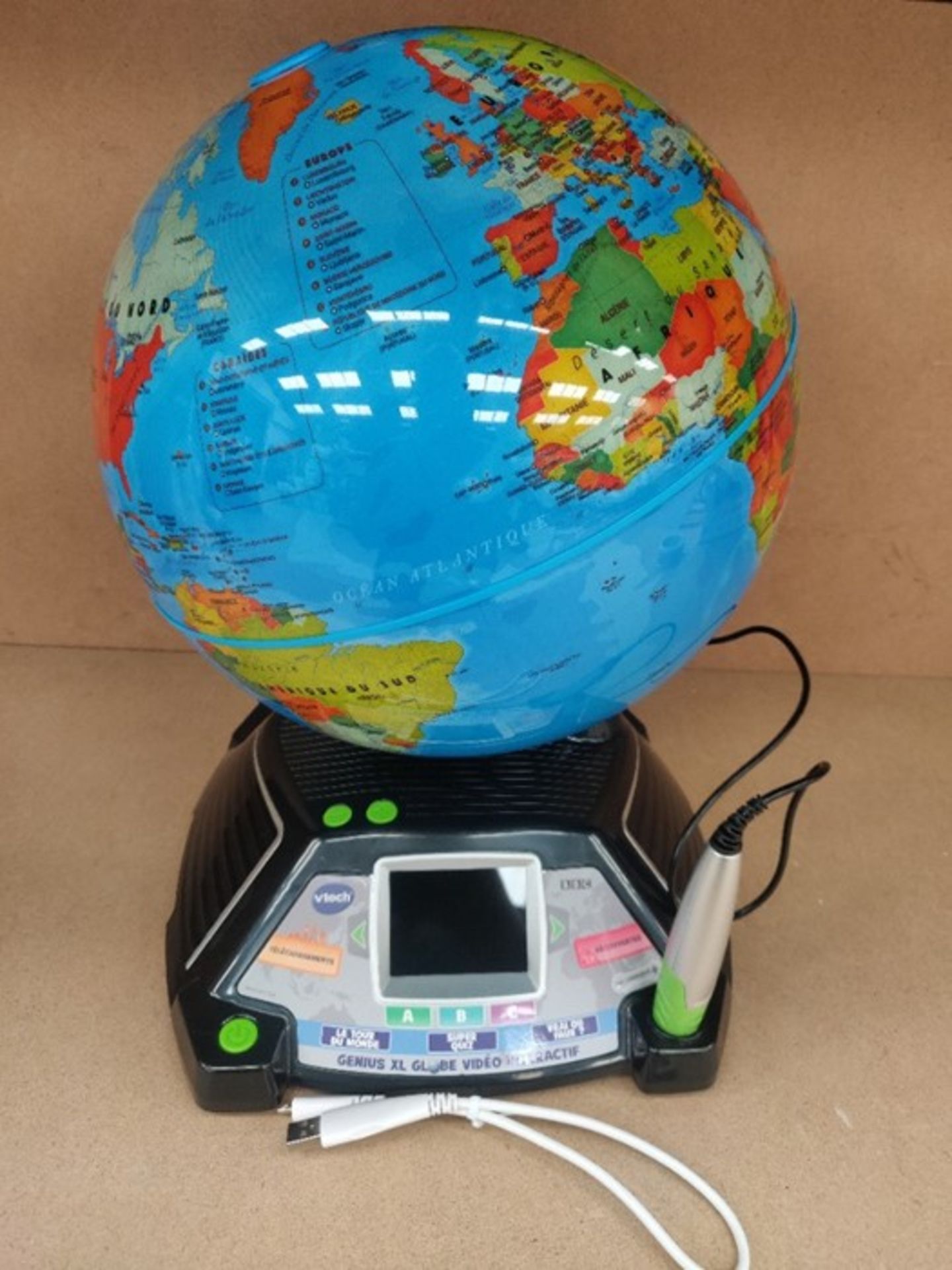 RRP £91.00 VTech Genius XL Interactive Video Globe - Image 2 of 2