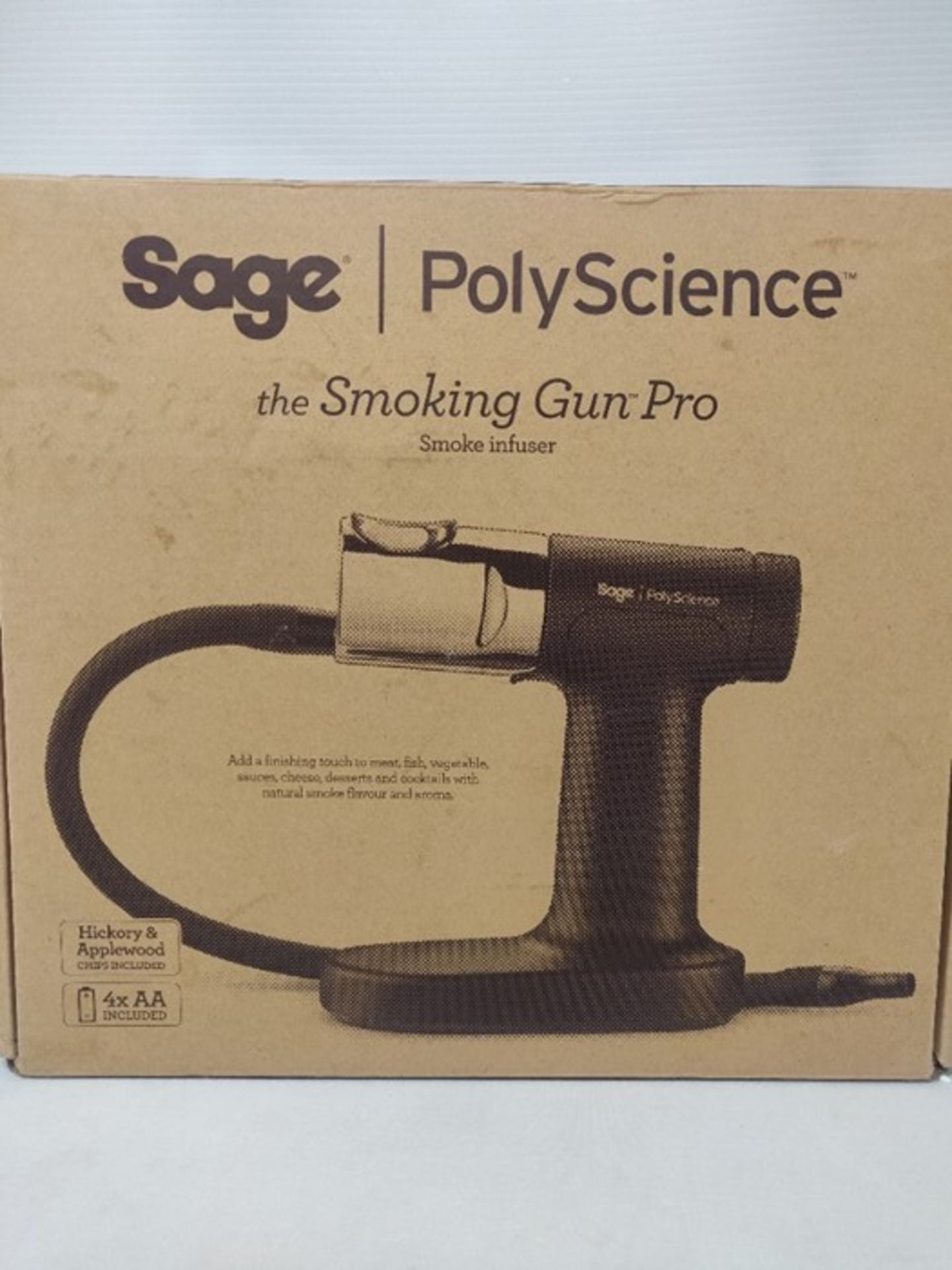 RRP £100.00 Polyscience GSM700PSS0NUK1 Pro Sage Commercial Smoking Gun, 1 kg, Black - Image 3 of 3