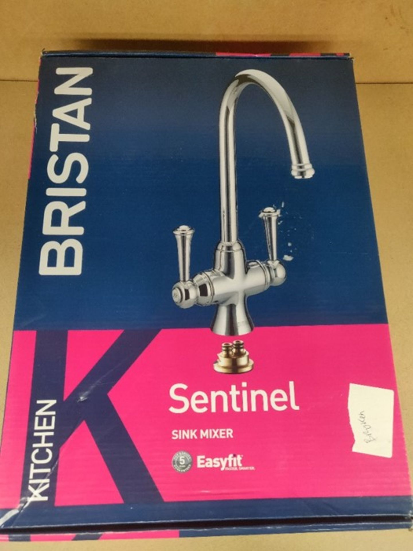 RRP £143.00 Bristan ST SNK EF C Sentinel Easyfit Kitchen Sink Mixer Tap with Swivel Spout, Chrome - Image 2 of 3